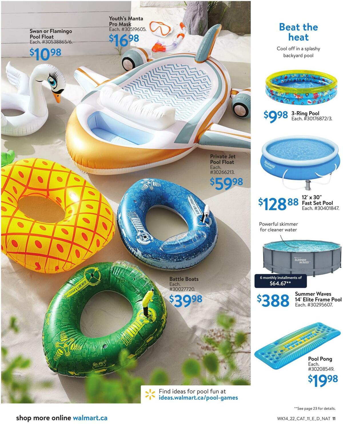 Walmart Summer Flyer from April 28