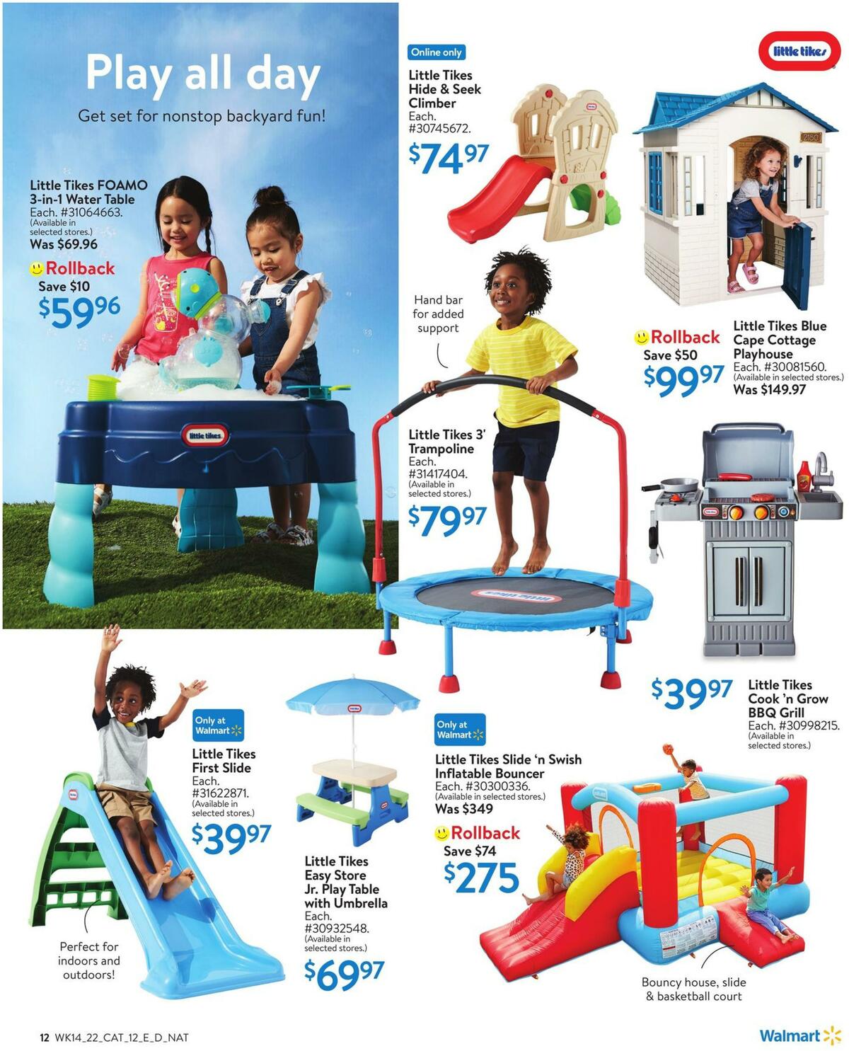 Walmart Summer Flyer from April 28