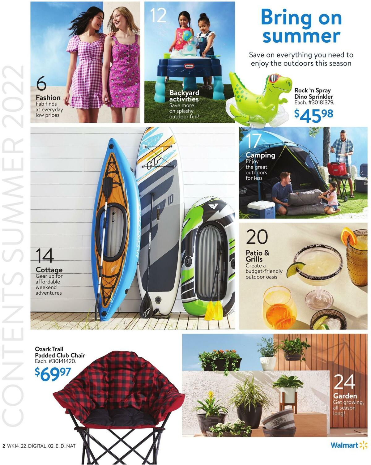 Walmart Summer Flyer from April 28