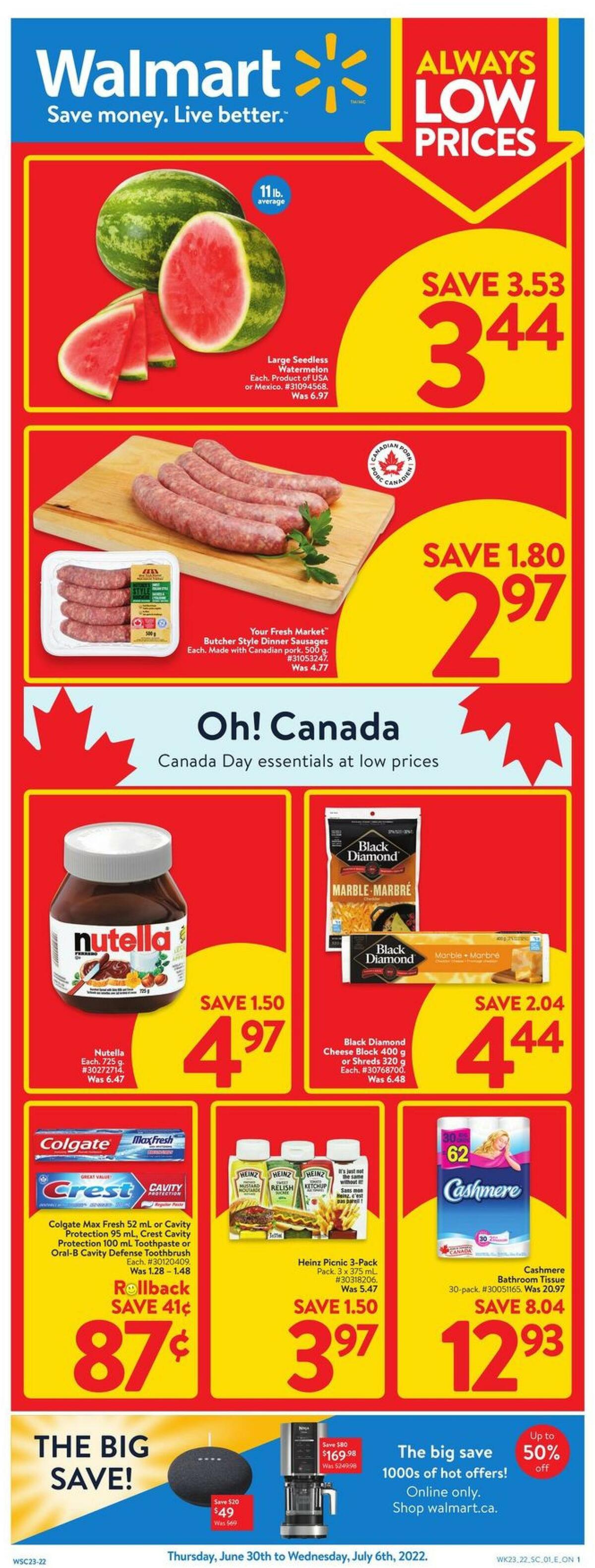 Walmart Flyer from June 30