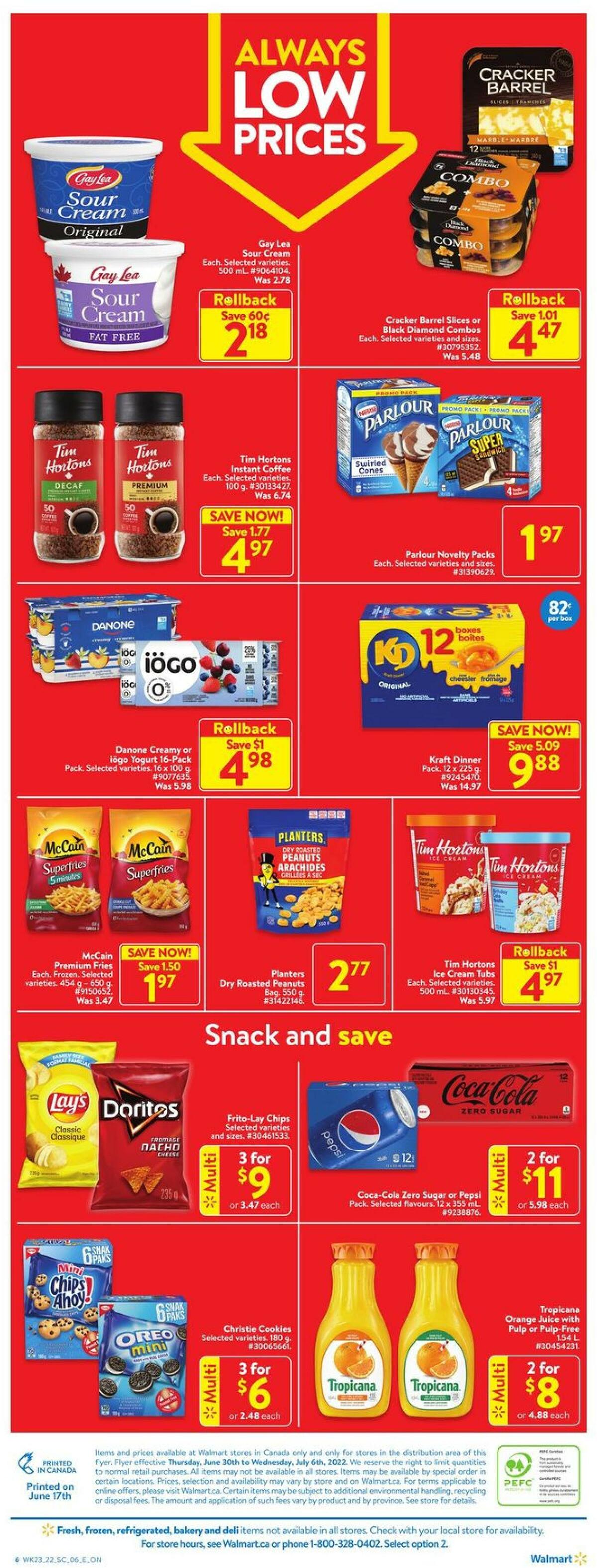 Walmart Flyer from June 30