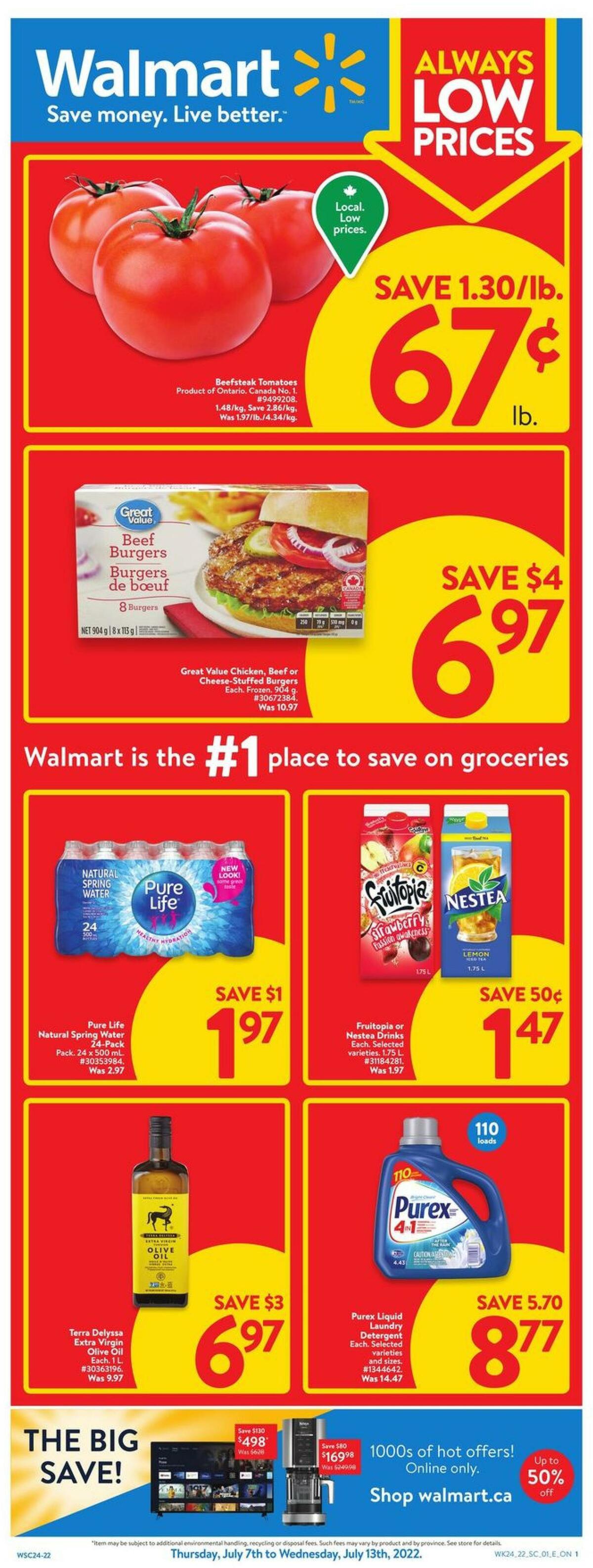 Walmart Flyer from July 7