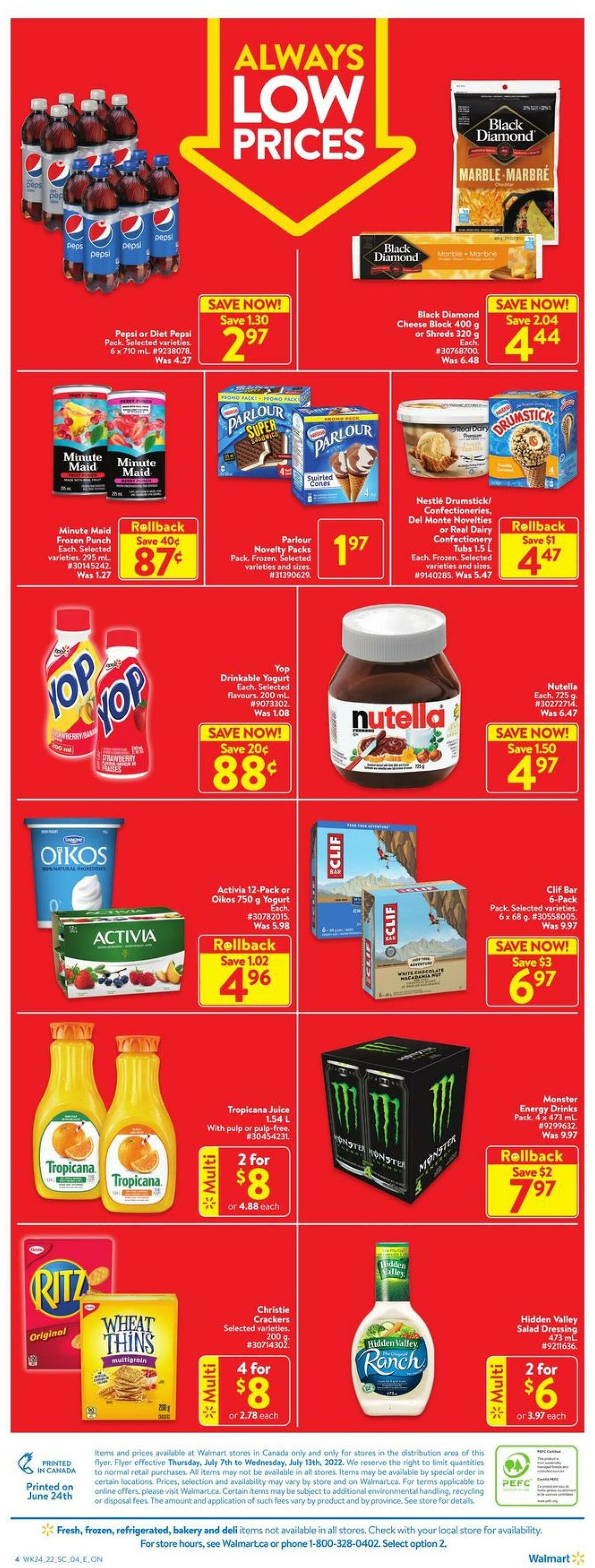 Walmart Flyer from July 7
