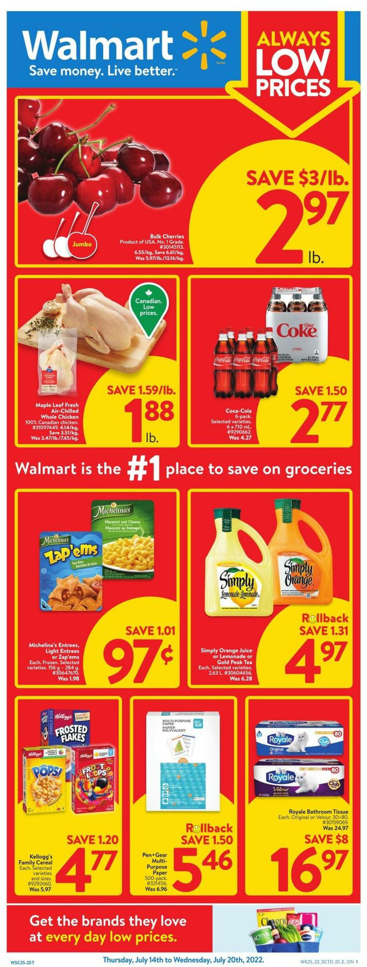 Walmart Flyer from July 14