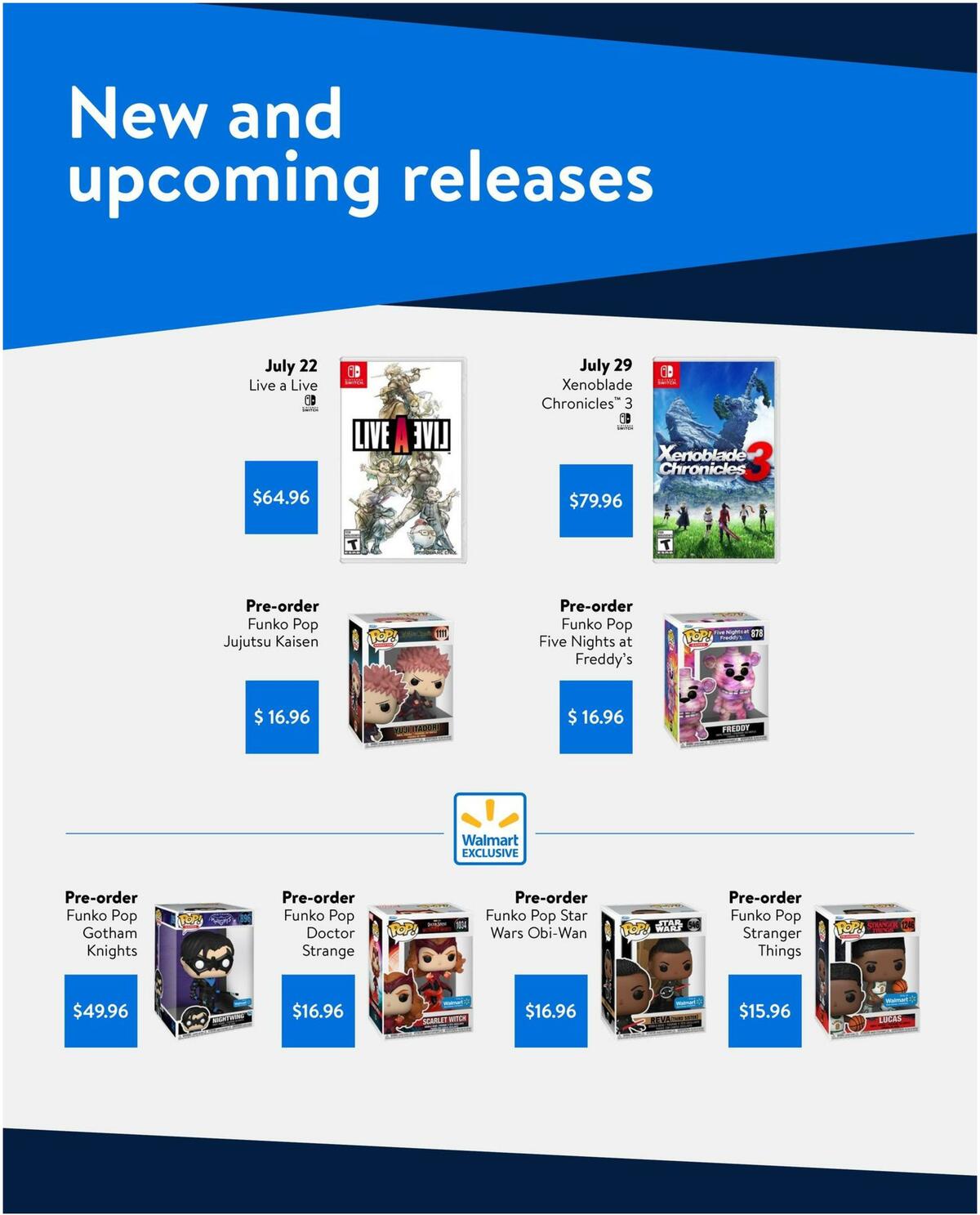 Walmart July Gaming Catalogue Flyer from July 7