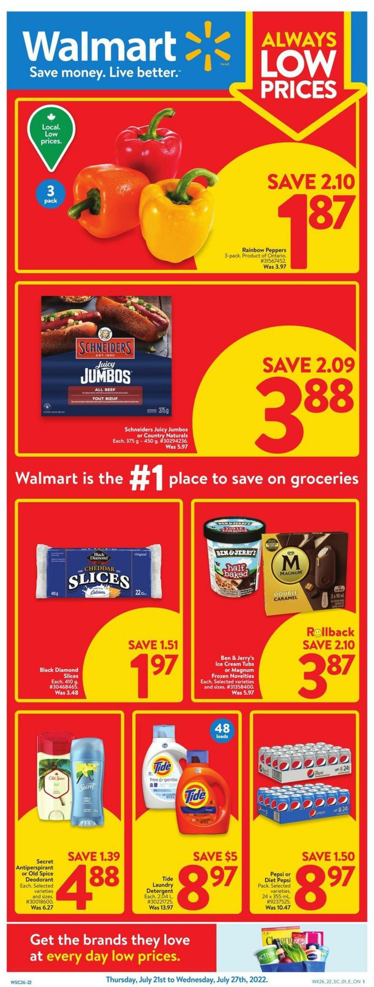 Walmart Flyer from July 21