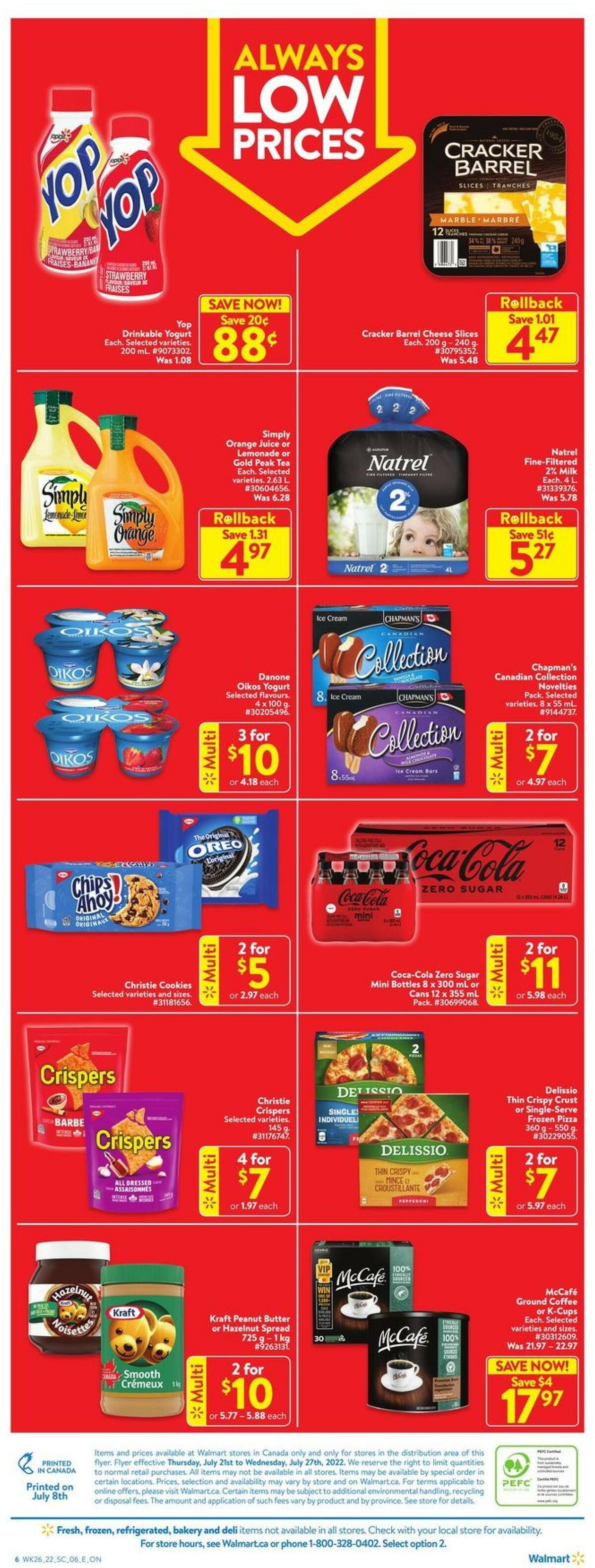 Walmart Flyer from July 21