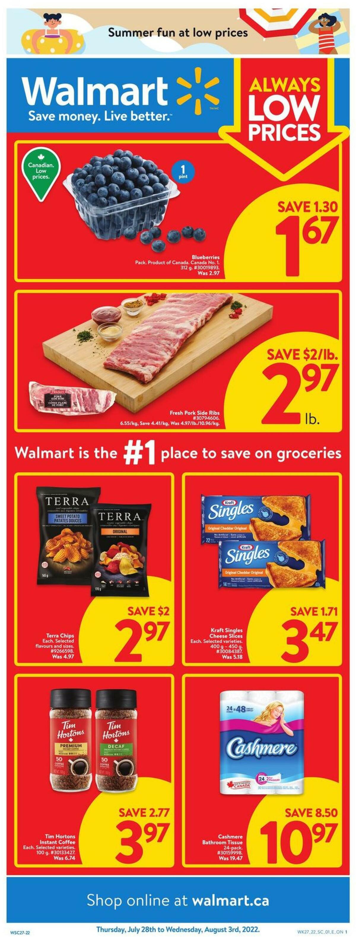 Walmart Flyer from July 28