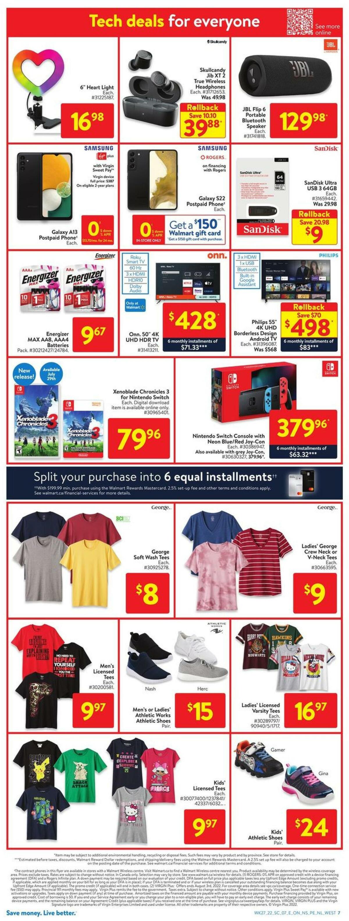 Walmart Flyer from July 28