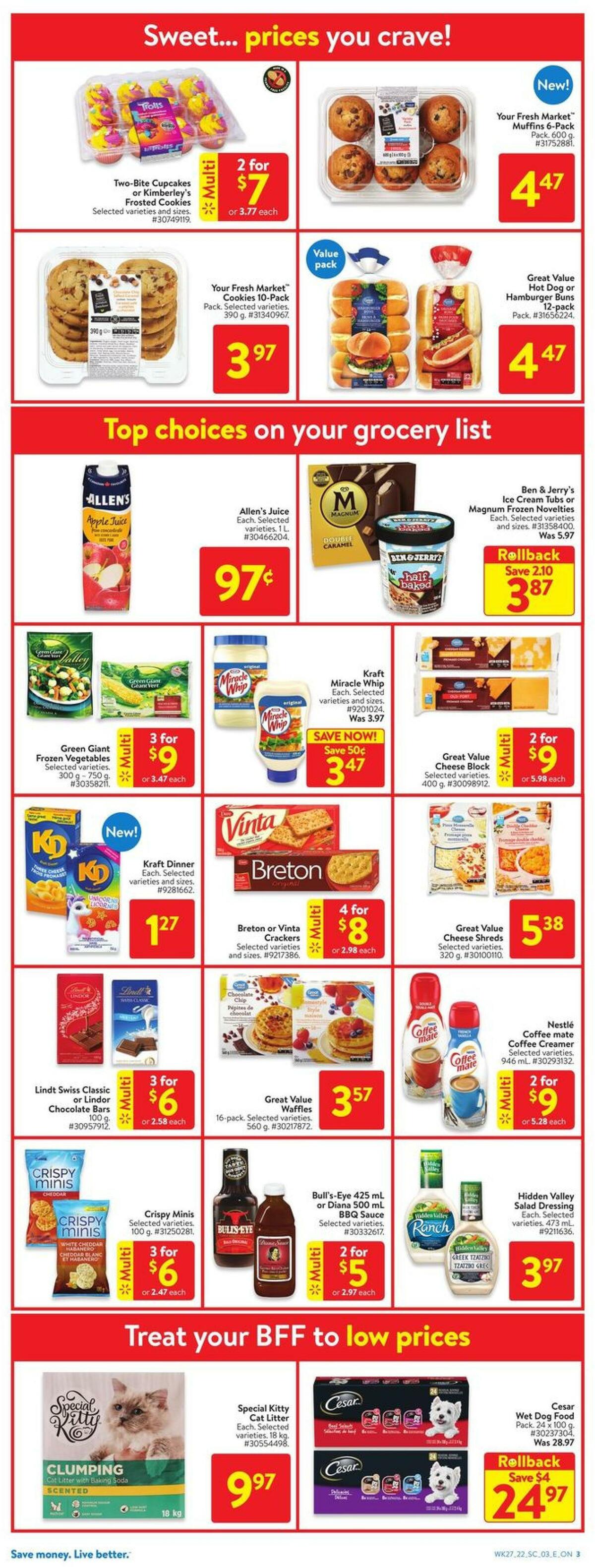 Walmart Flyer from July 28