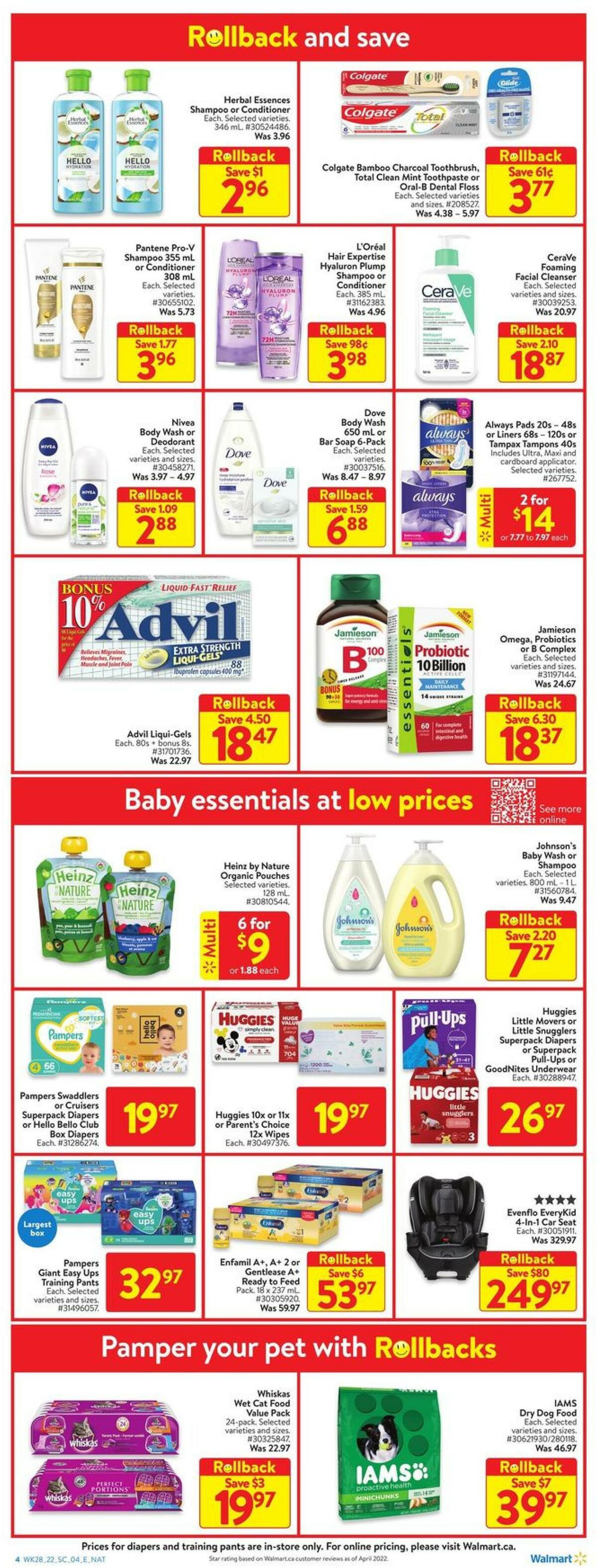 Walmart Flyer from August 4