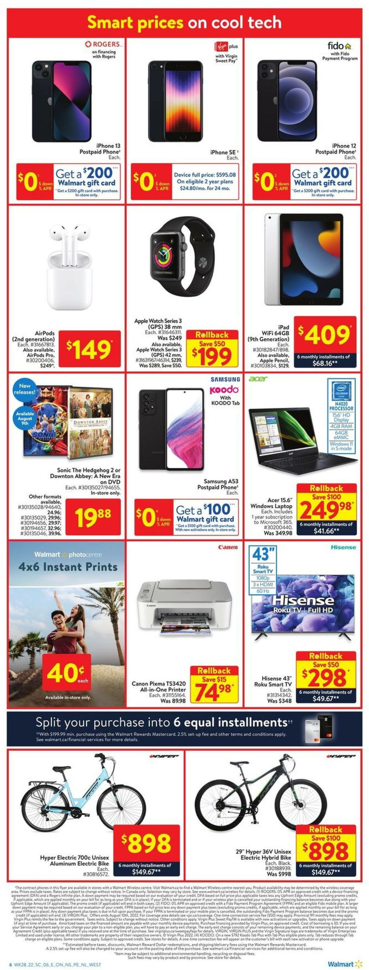 Walmart Flyer from August 4