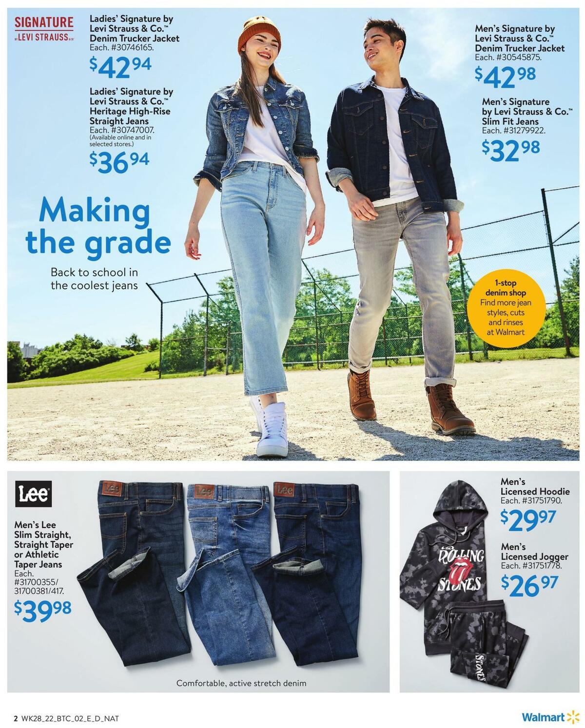 Walmart Back to Campus Flyer from August 4