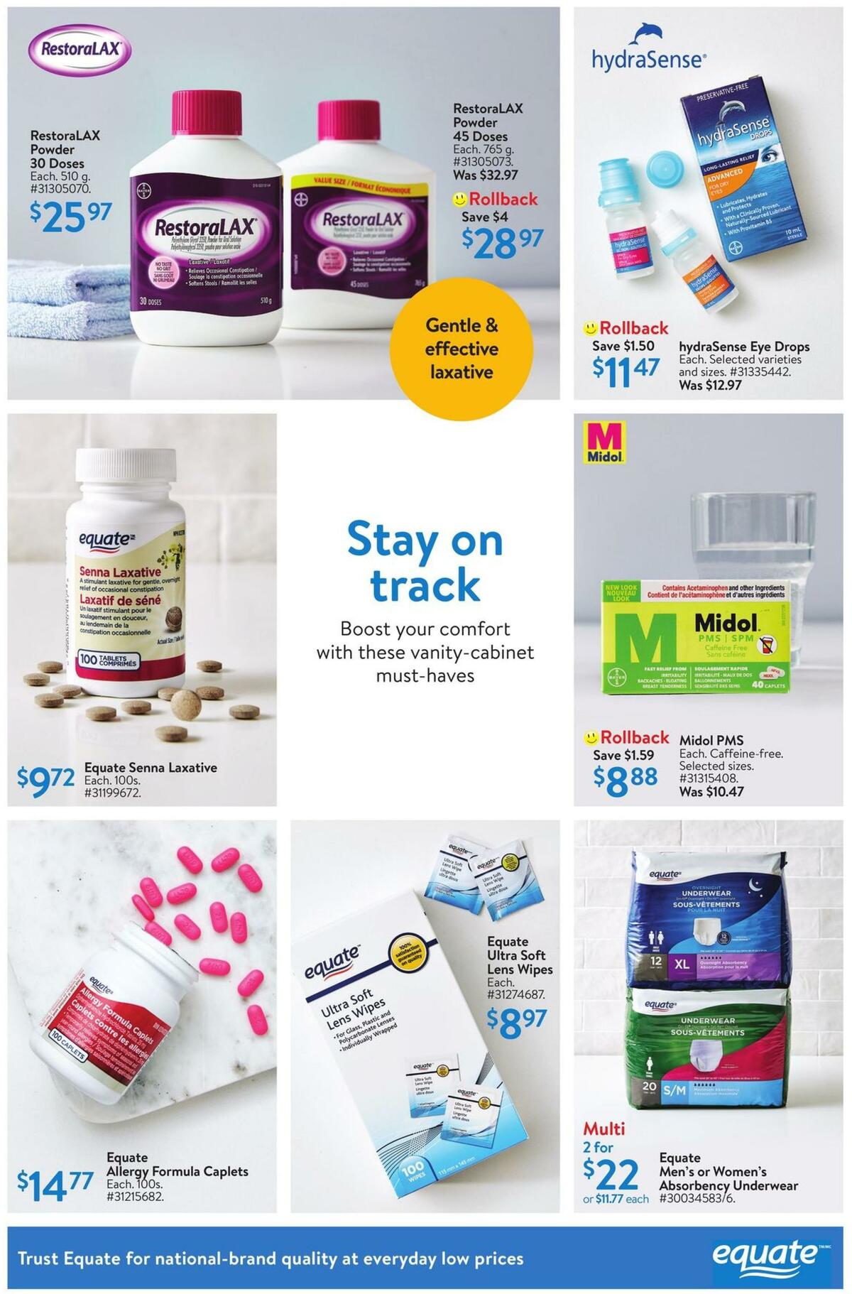 Walmart Pharmacy Flyer from July 28