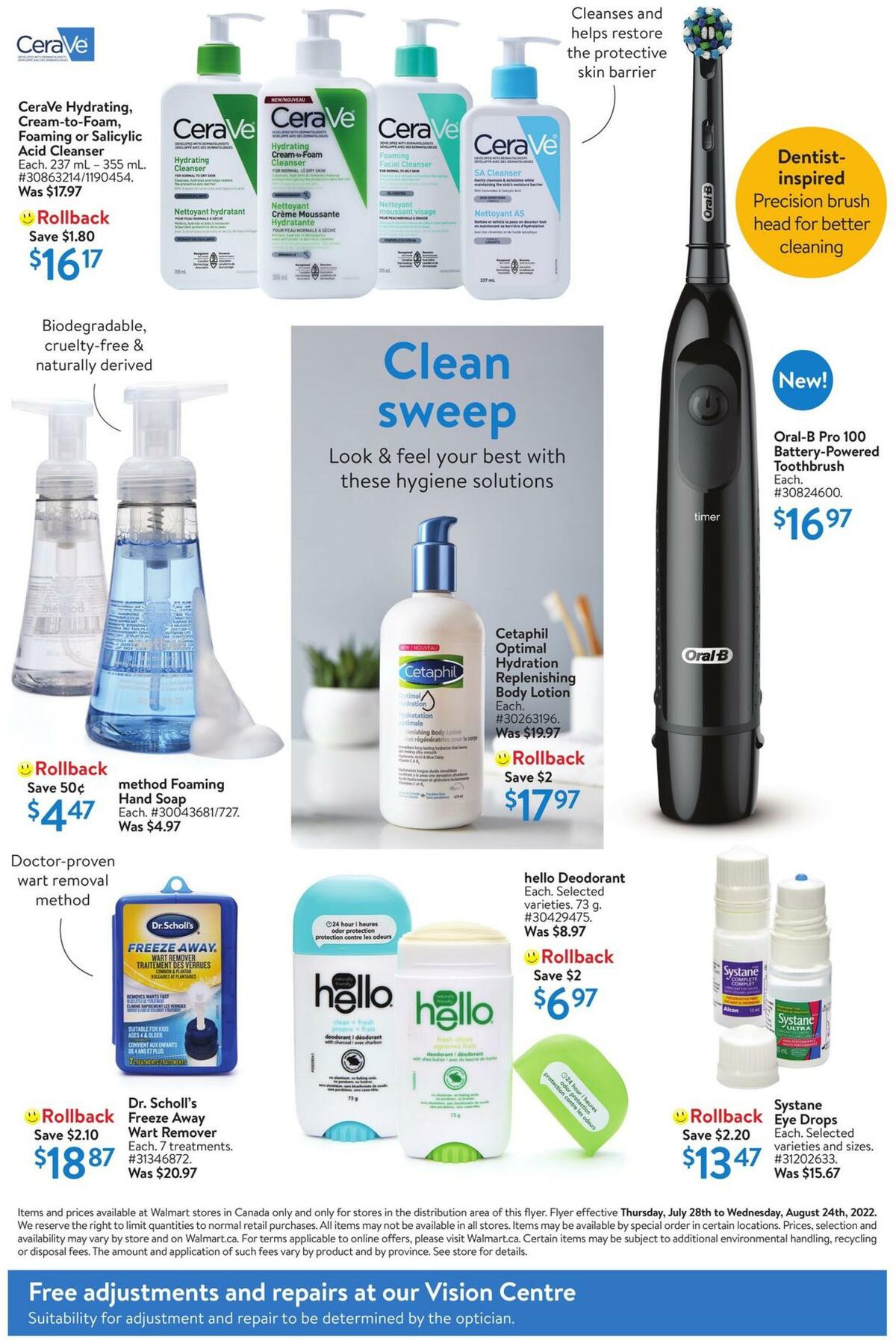 Walmart Pharmacy Flyer from July 28
