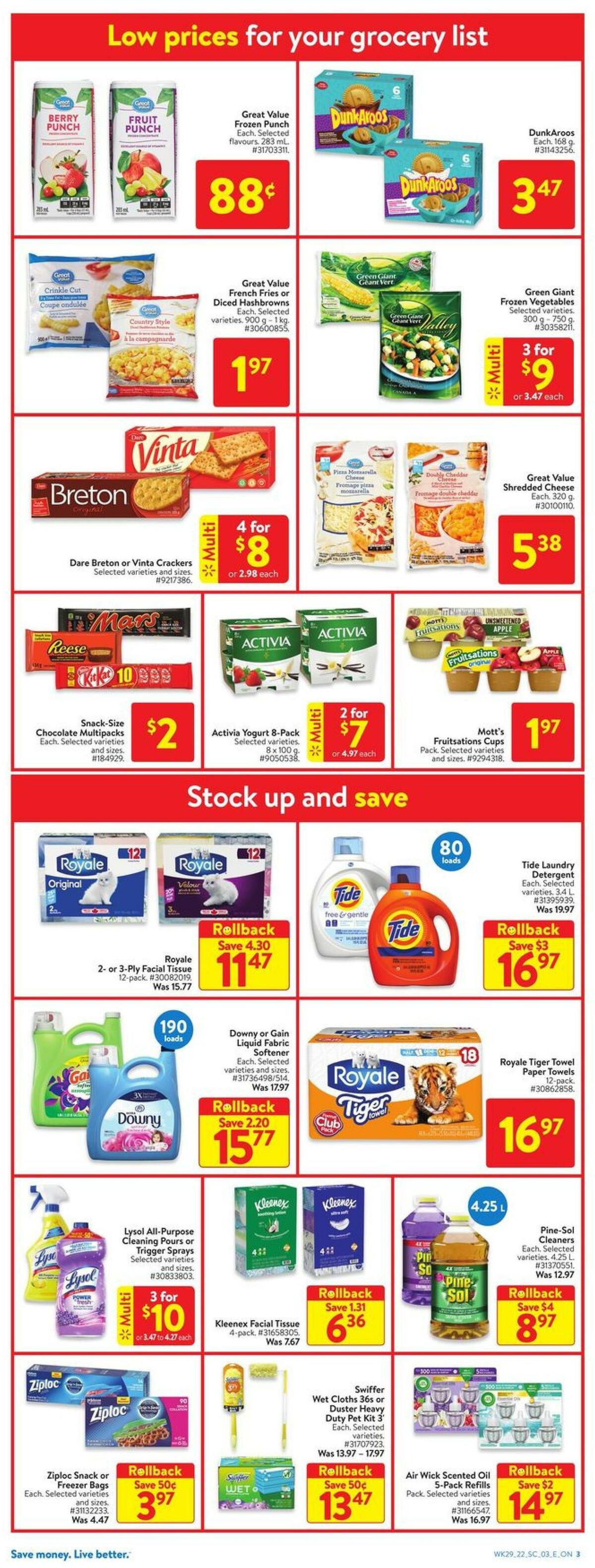 Walmart Flyer from August 11