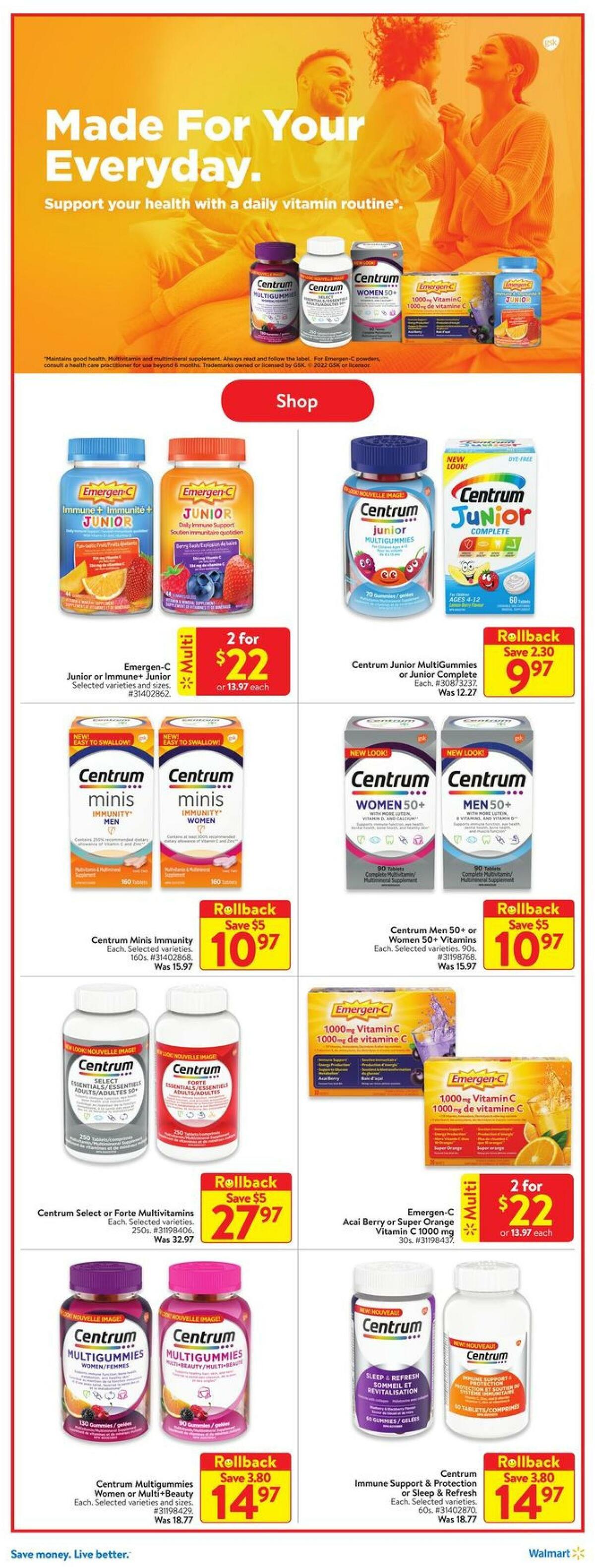 Walmart Flyer from August 11