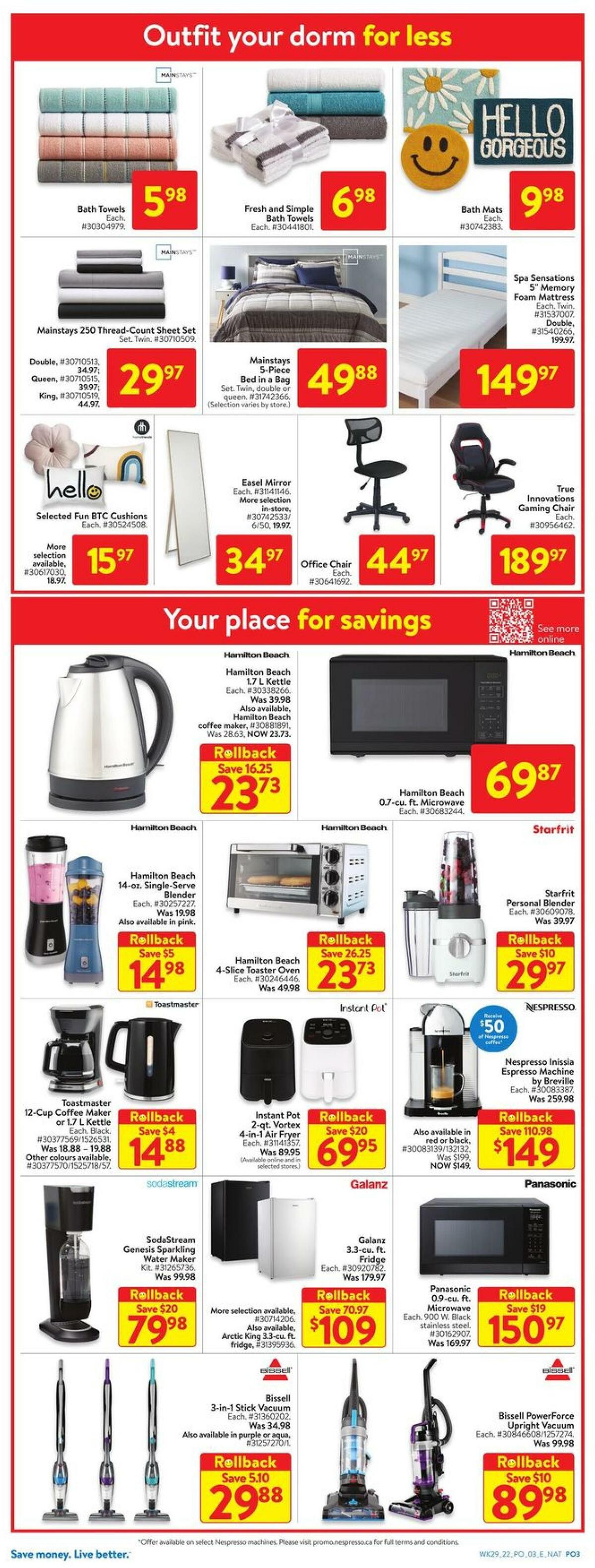 Walmart Back to School Flyer from August 11