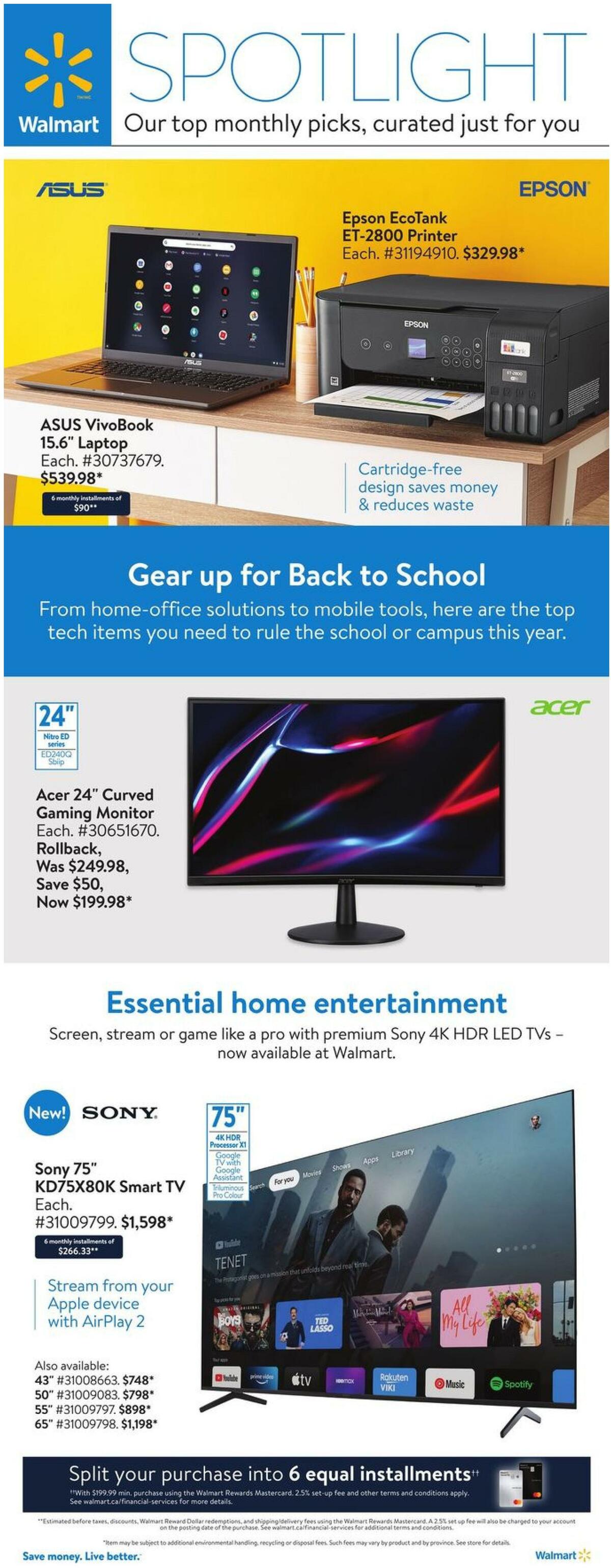 Walmart Flyer from August 18