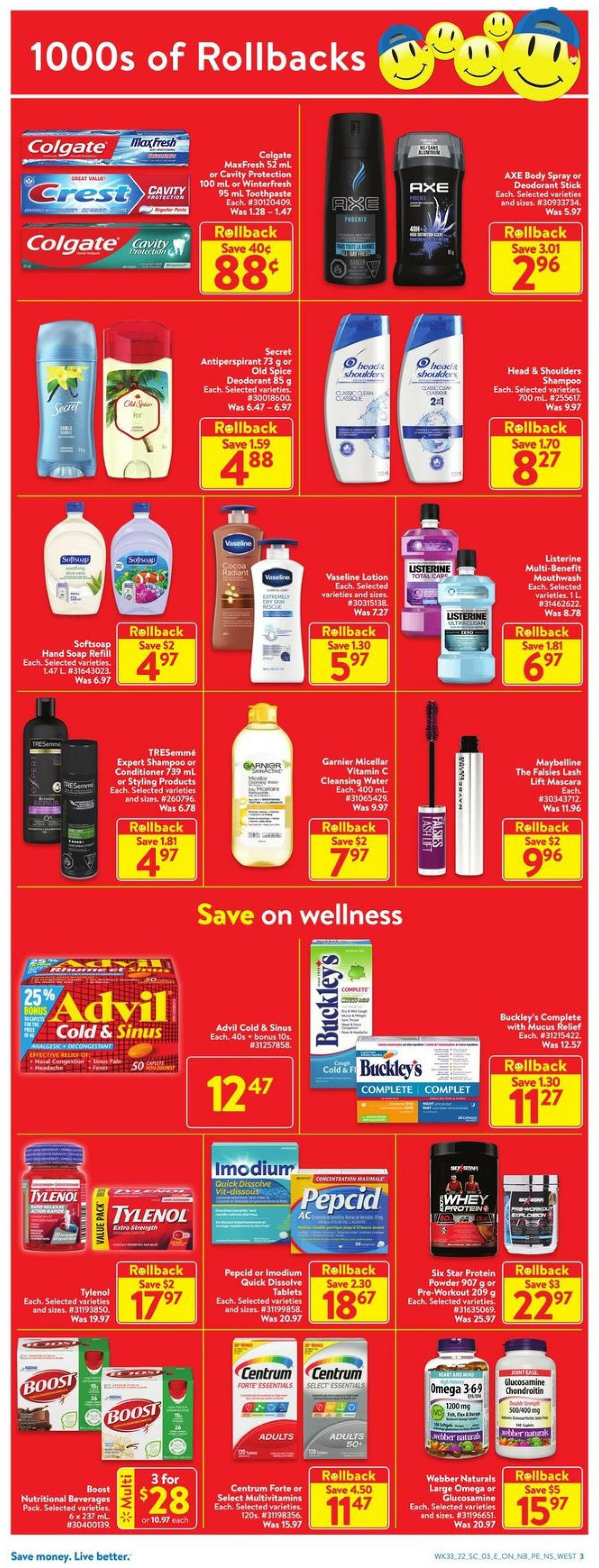 Walmart Flyer from September 8