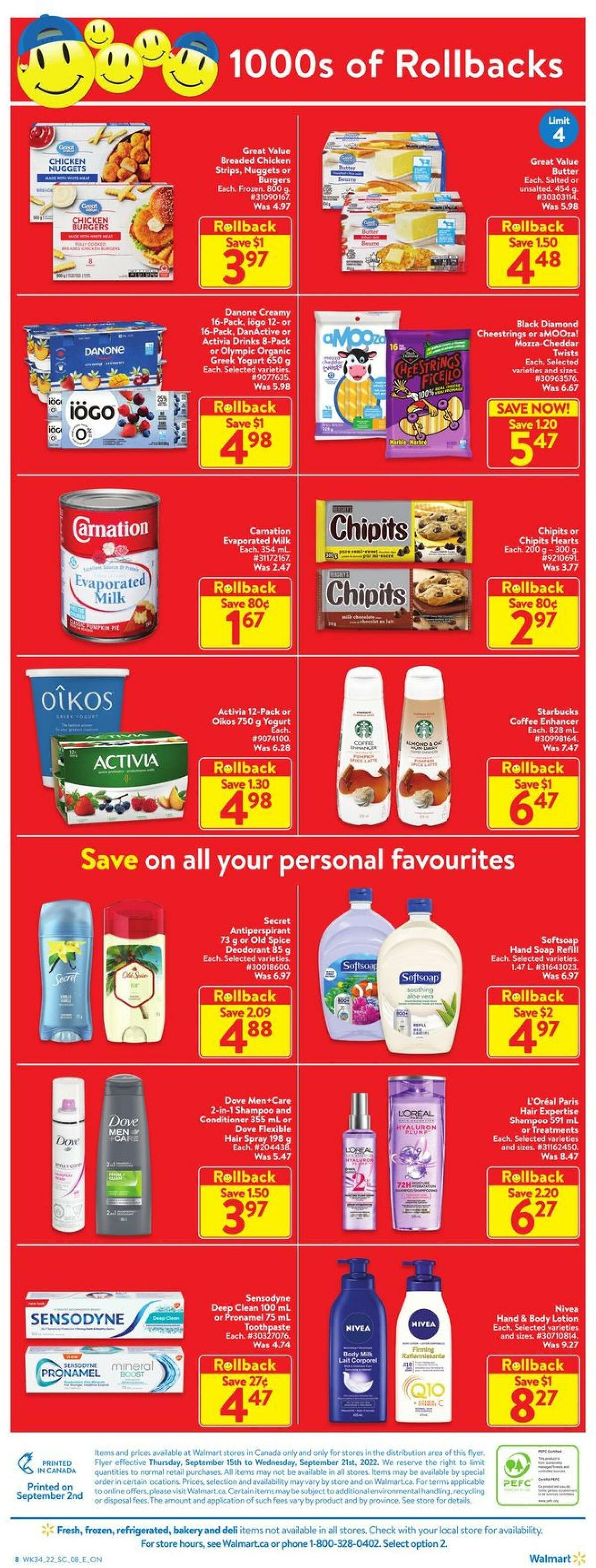 Walmart Flyer from September 15