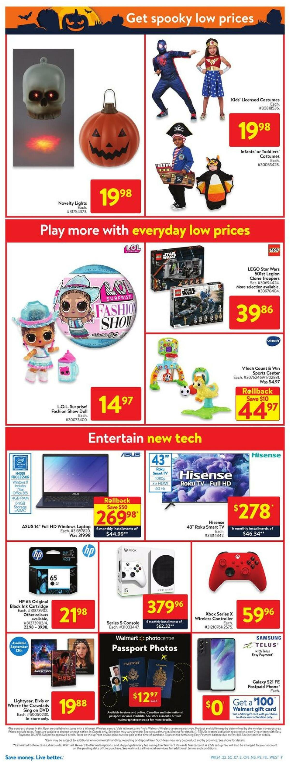 Walmart Flyer from September 15