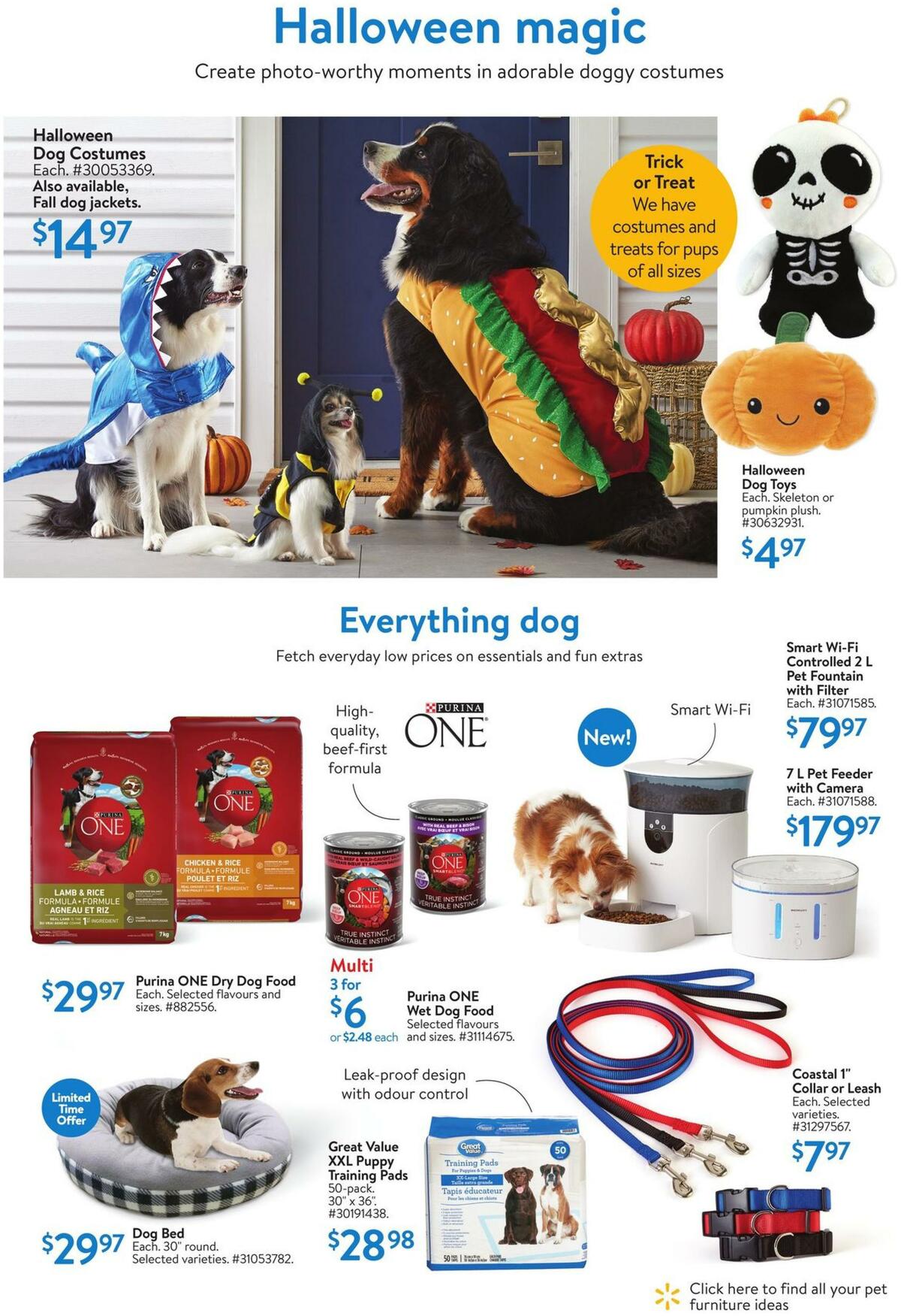 Walmart Everything Pet Flyer from September 15