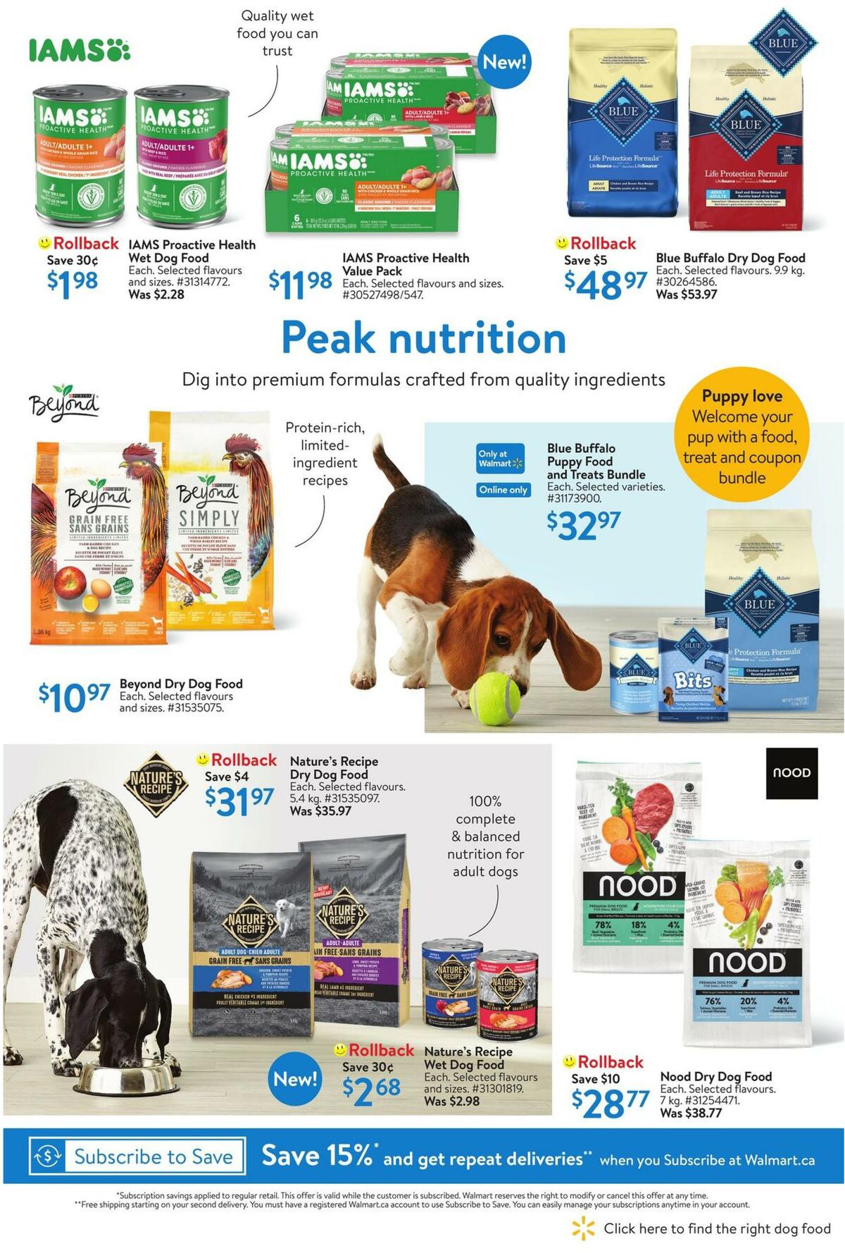 Walmart Everything Pet Flyer from September 15