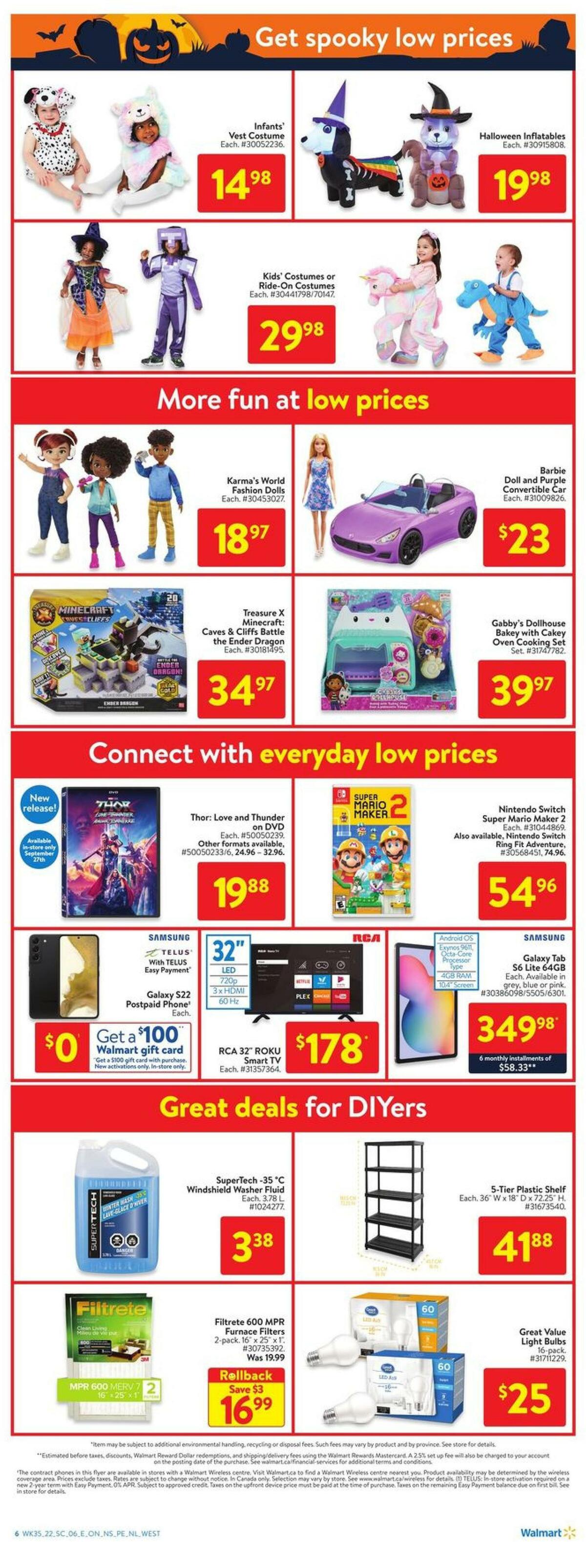 Walmart Flyer from September 22