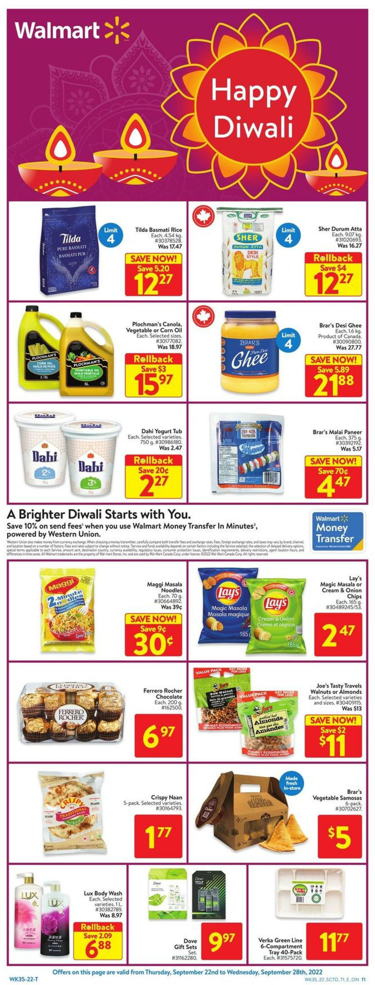 Walmart Flyer from September 22