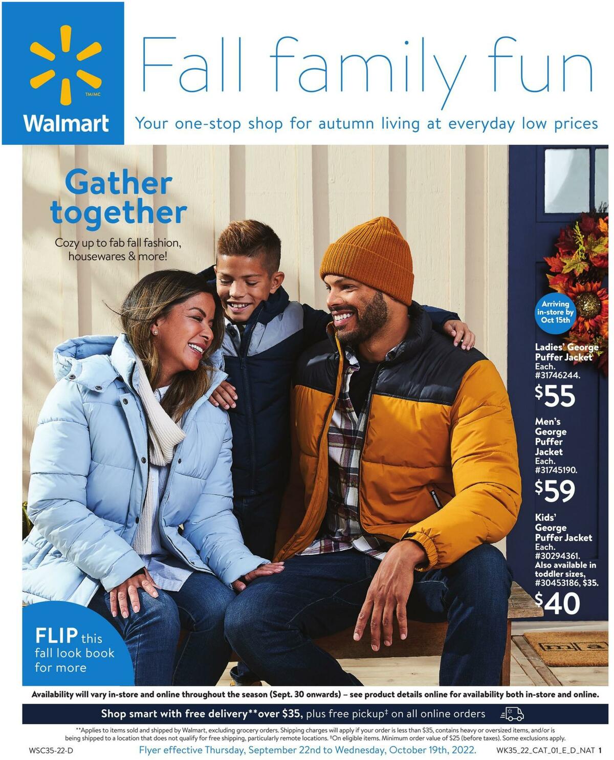 Walmart Fall Digest Flyer from September 22