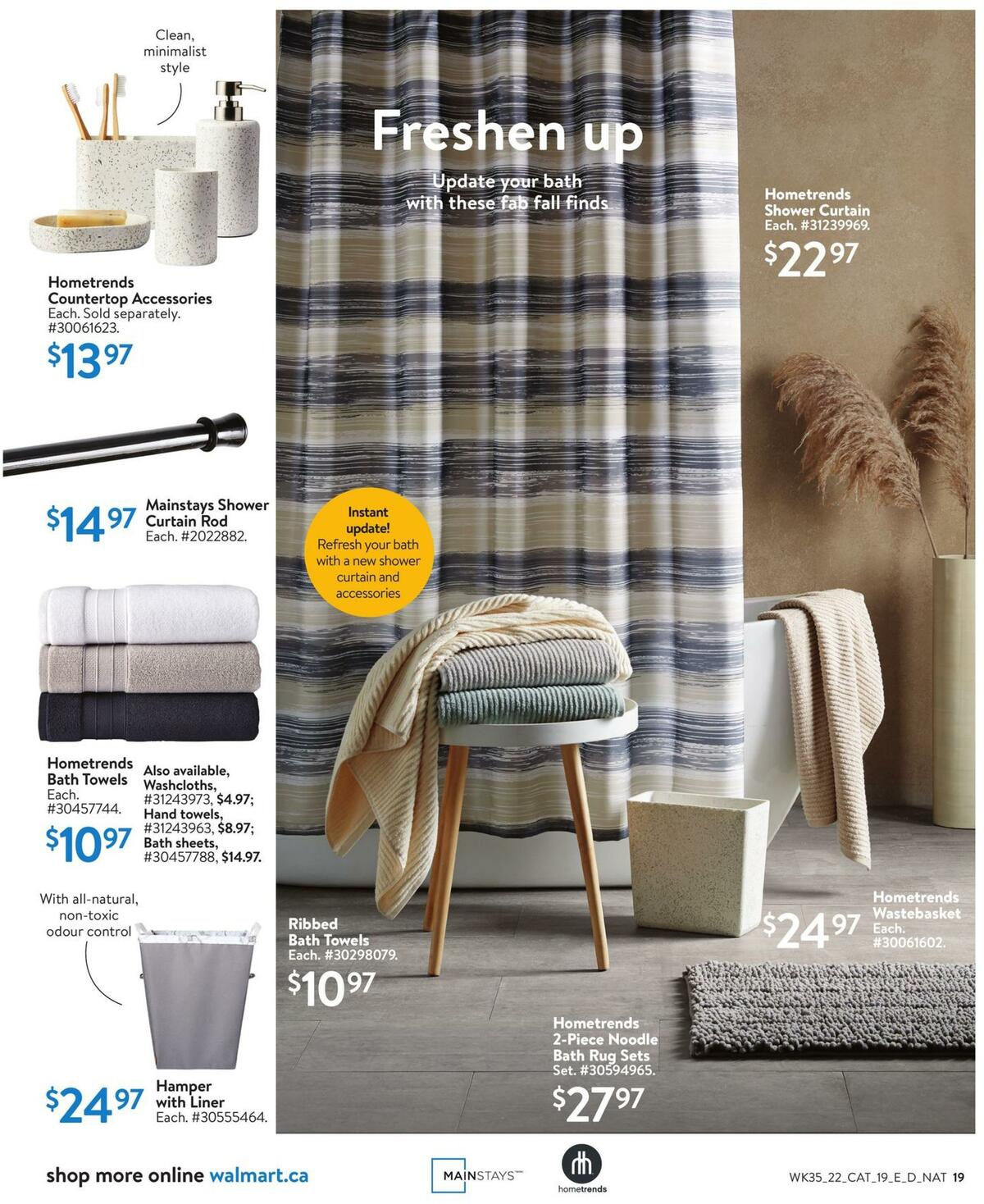 Walmart Fall Digest Flyer from September 22