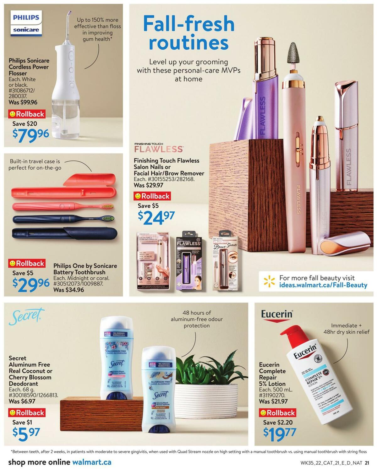 Walmart Fall Digest Flyer from September 22