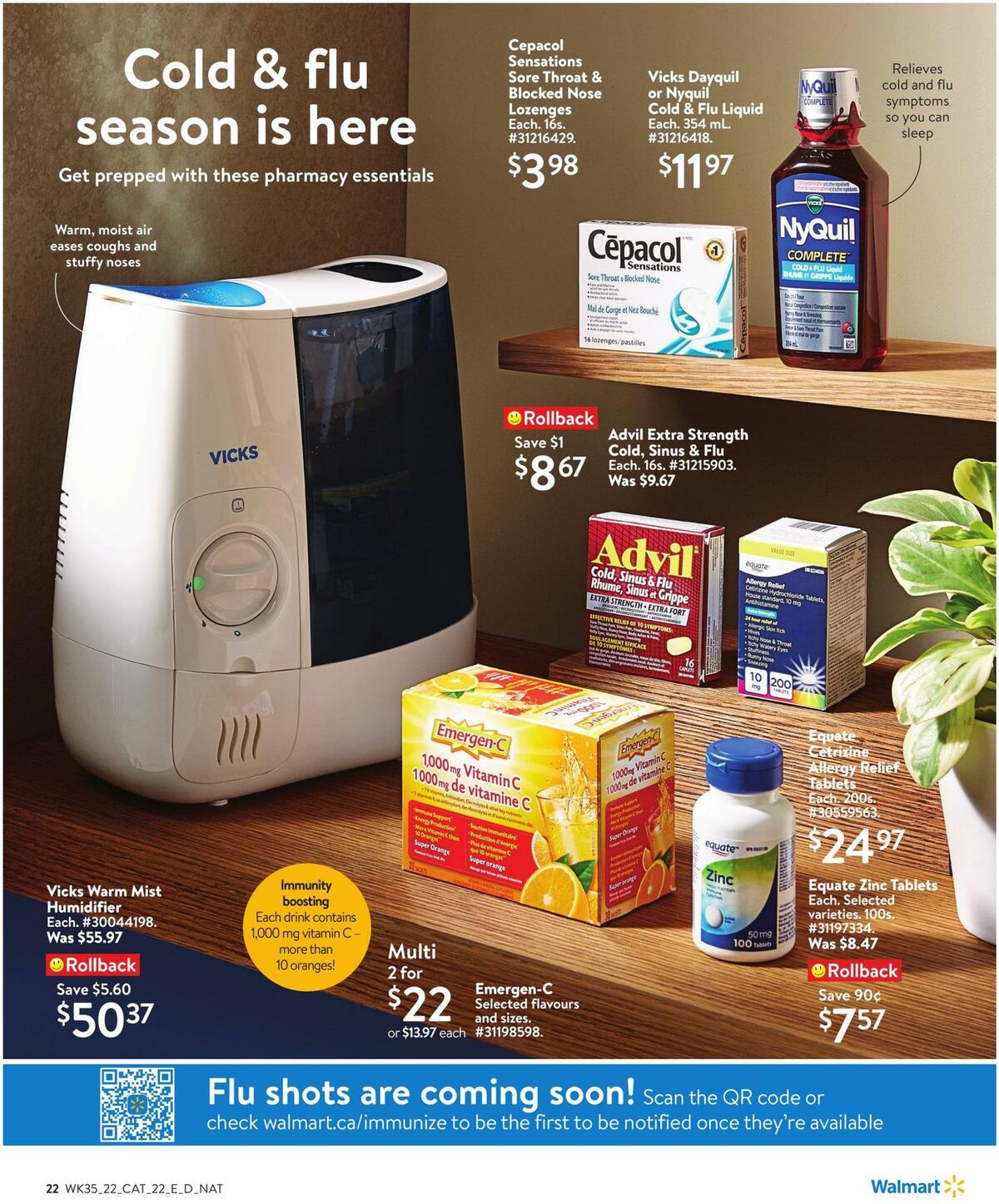 Walmart Fall Digest Flyer from September 22