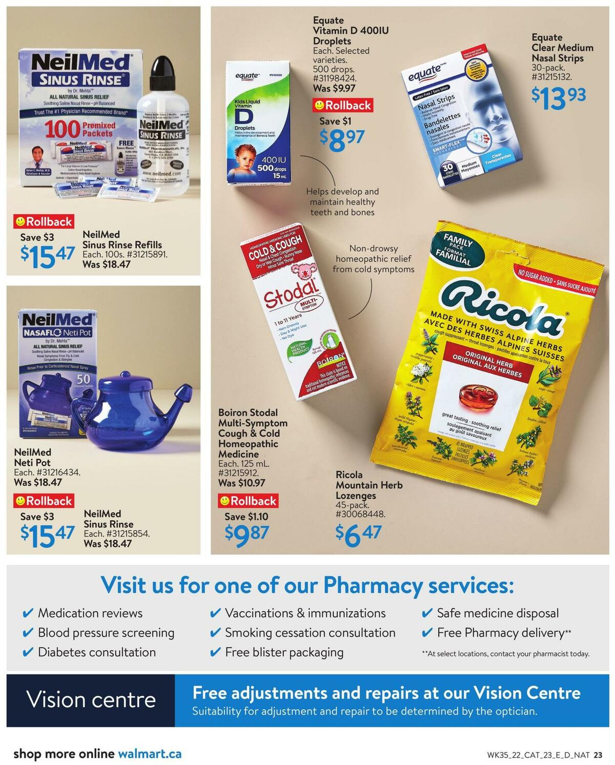 Walmart Fall Digest Flyer from September 22