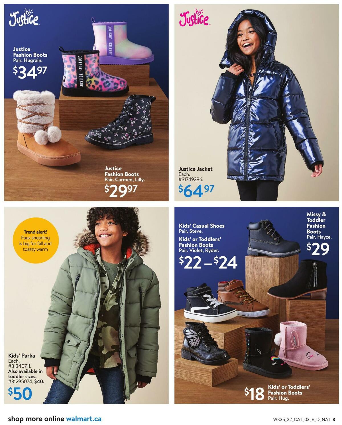 Walmart Fall Digest Flyer from September 22