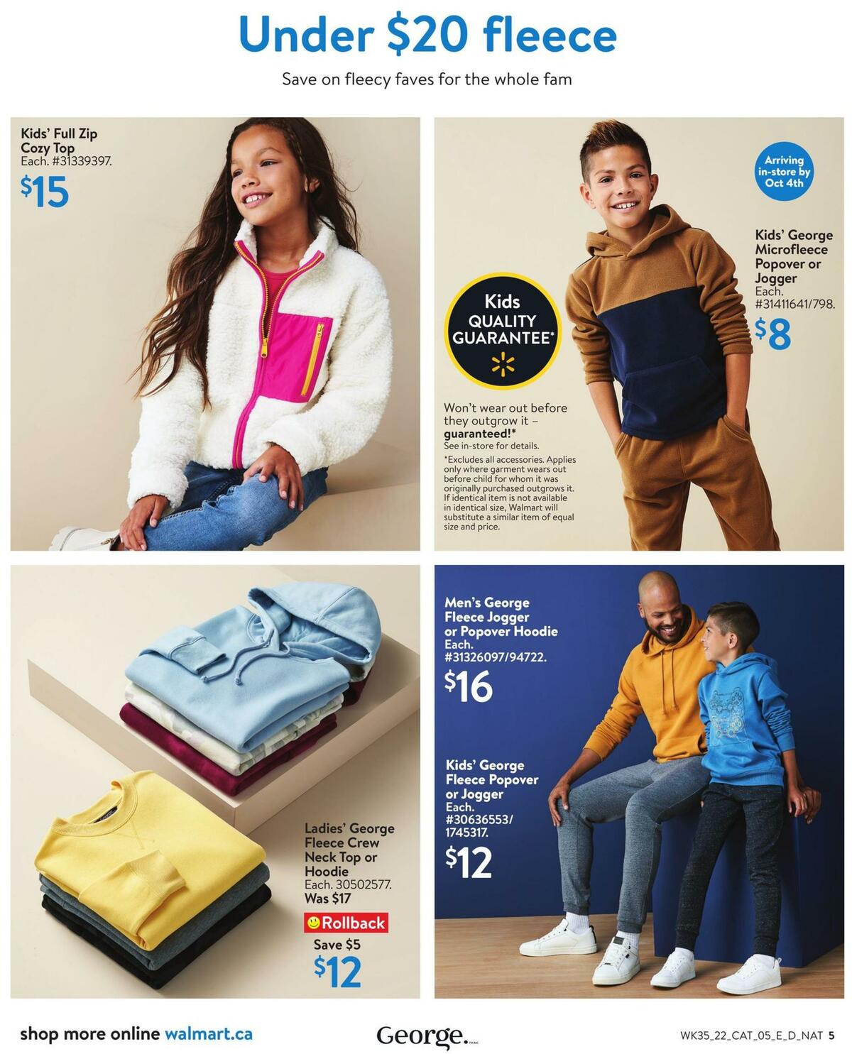 Walmart Fall Digest Flyer from September 22
