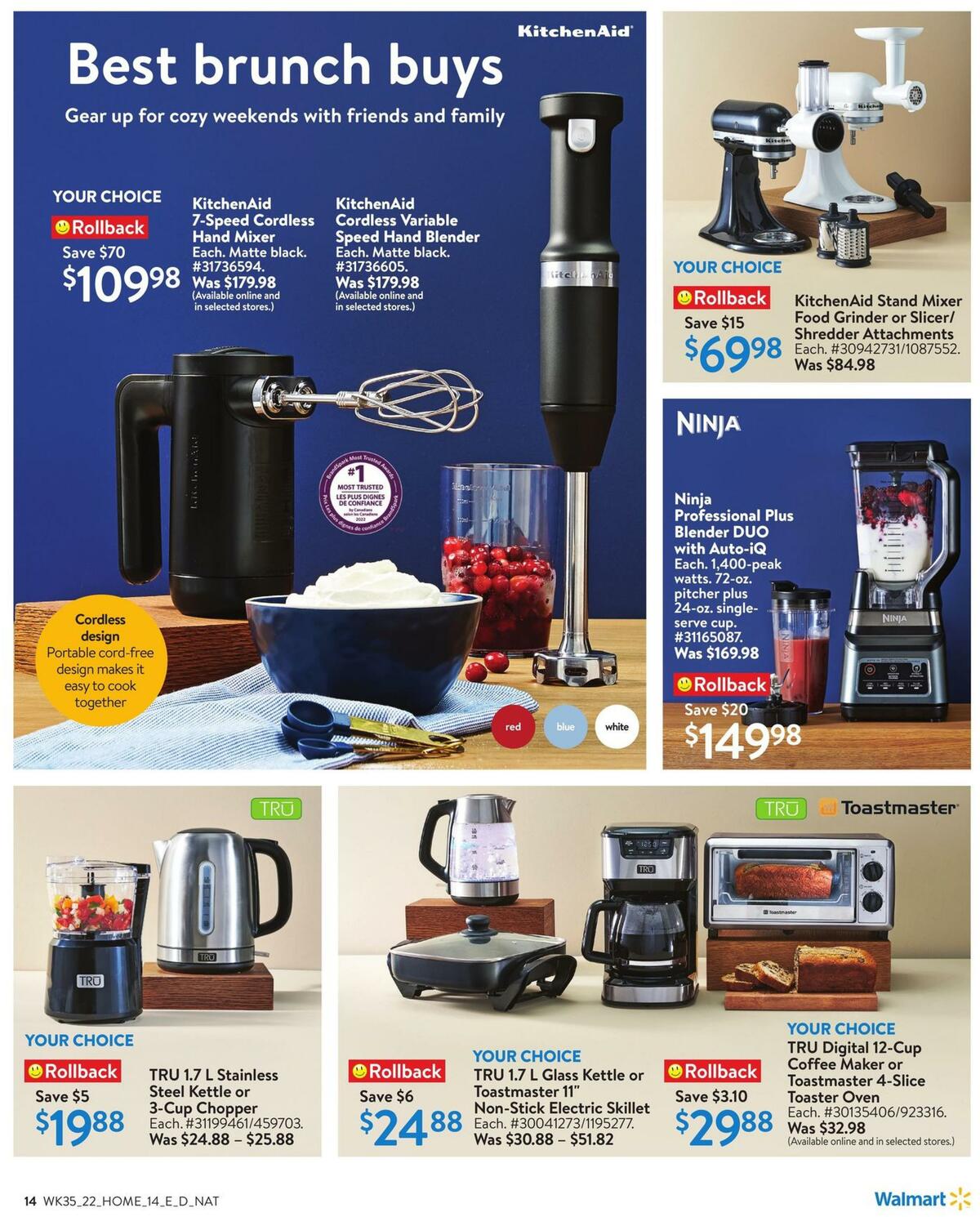 Walmart Fall Home Digest Flyer from September 22