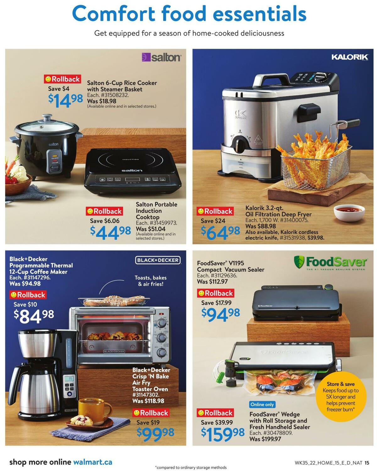 Walmart Fall Home Digest Flyer from September 22
