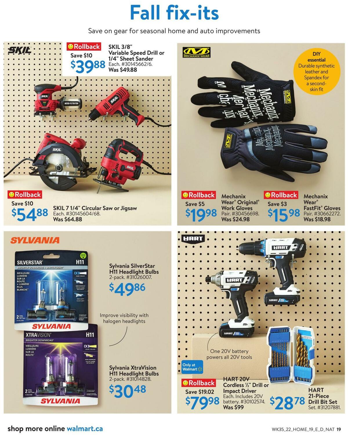 Walmart Fall Home Digest Flyer from September 22