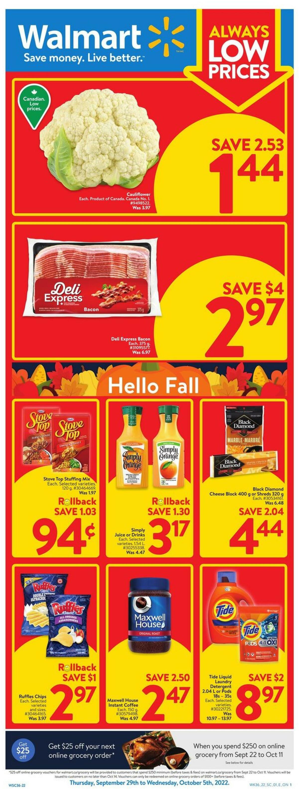 Walmart Flyer from September 29