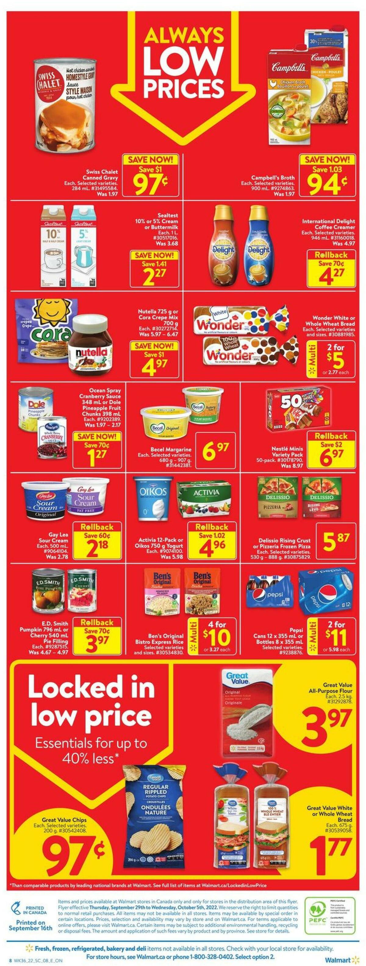 Walmart Flyer from September 29
