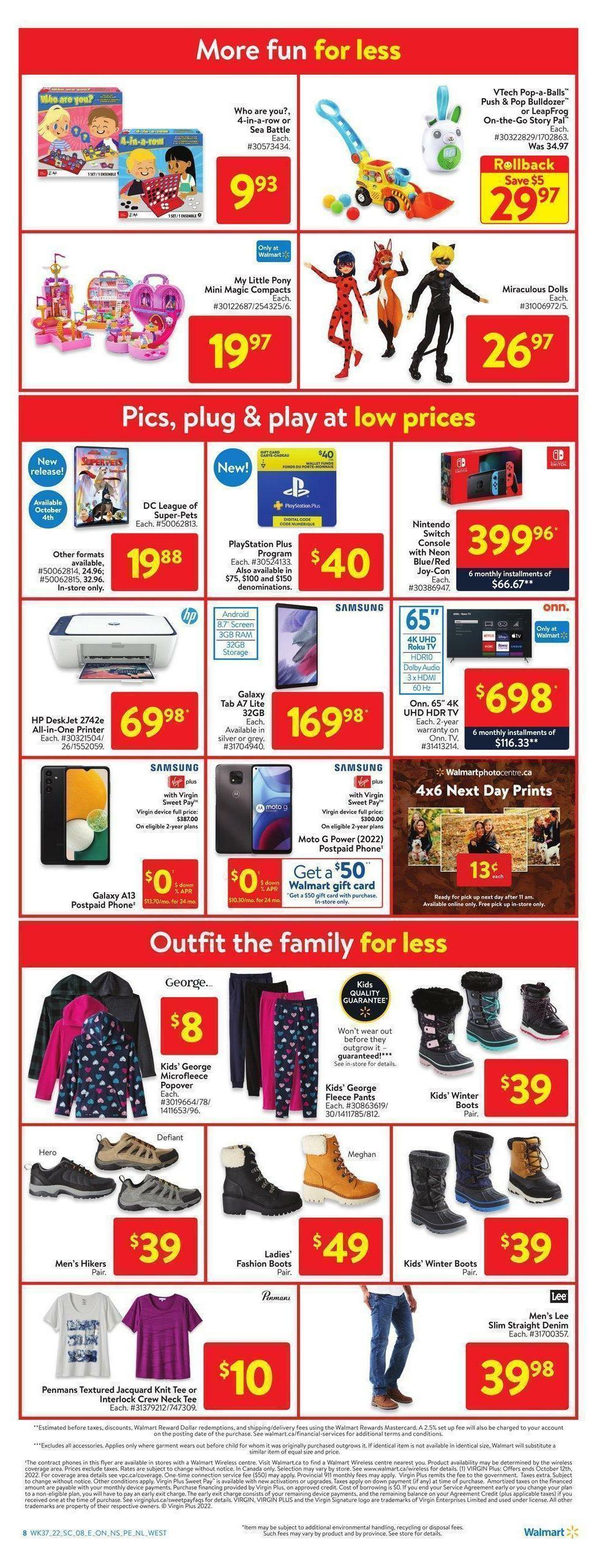 Walmart Flyer from October 6