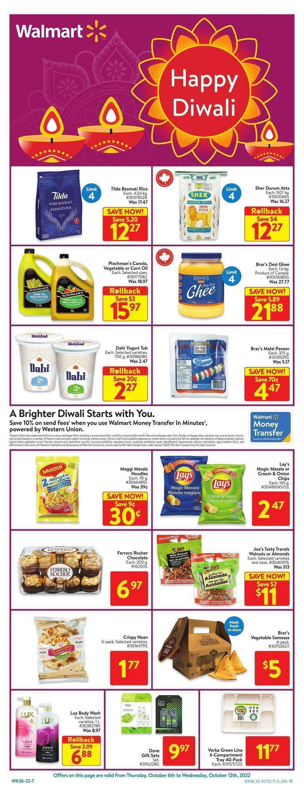 Walmart Flyer from October 6
