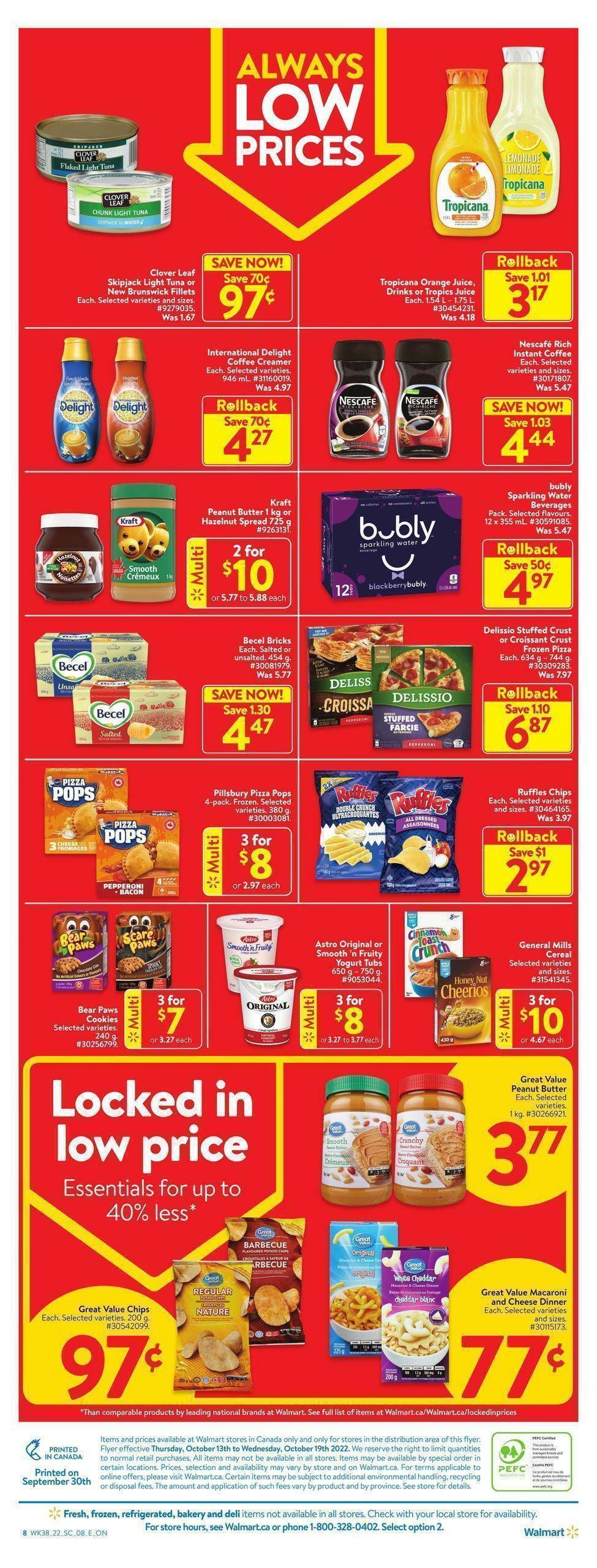 Walmart Flyer from October 13