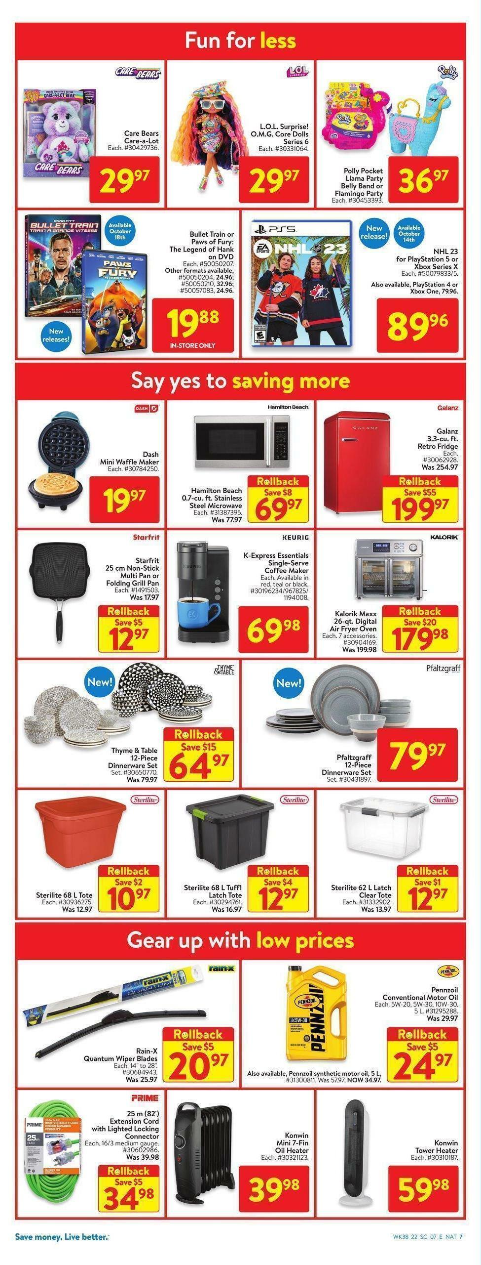 Walmart Flyer from October 13