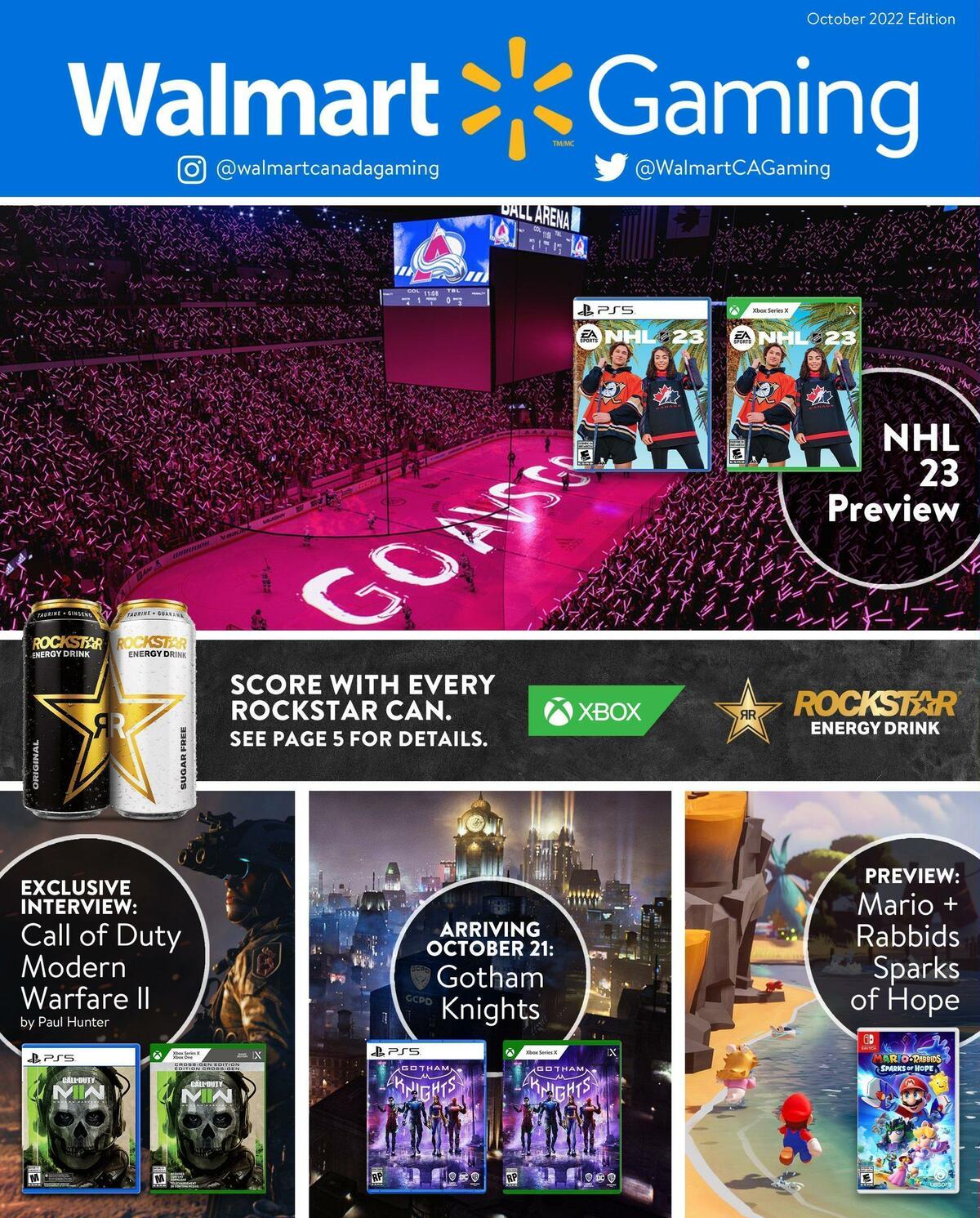 Walmart October Gaming Catalogue Flyer from October 6