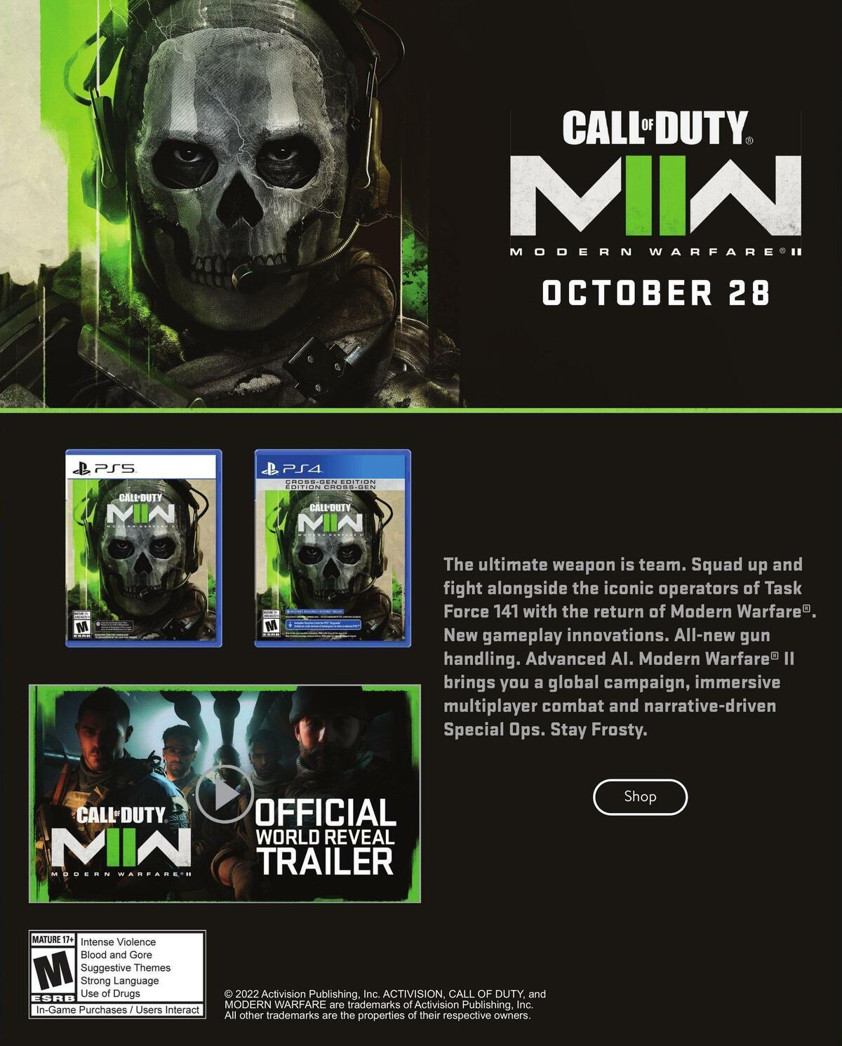 Walmart October Gaming Catalogue Flyer from October 6