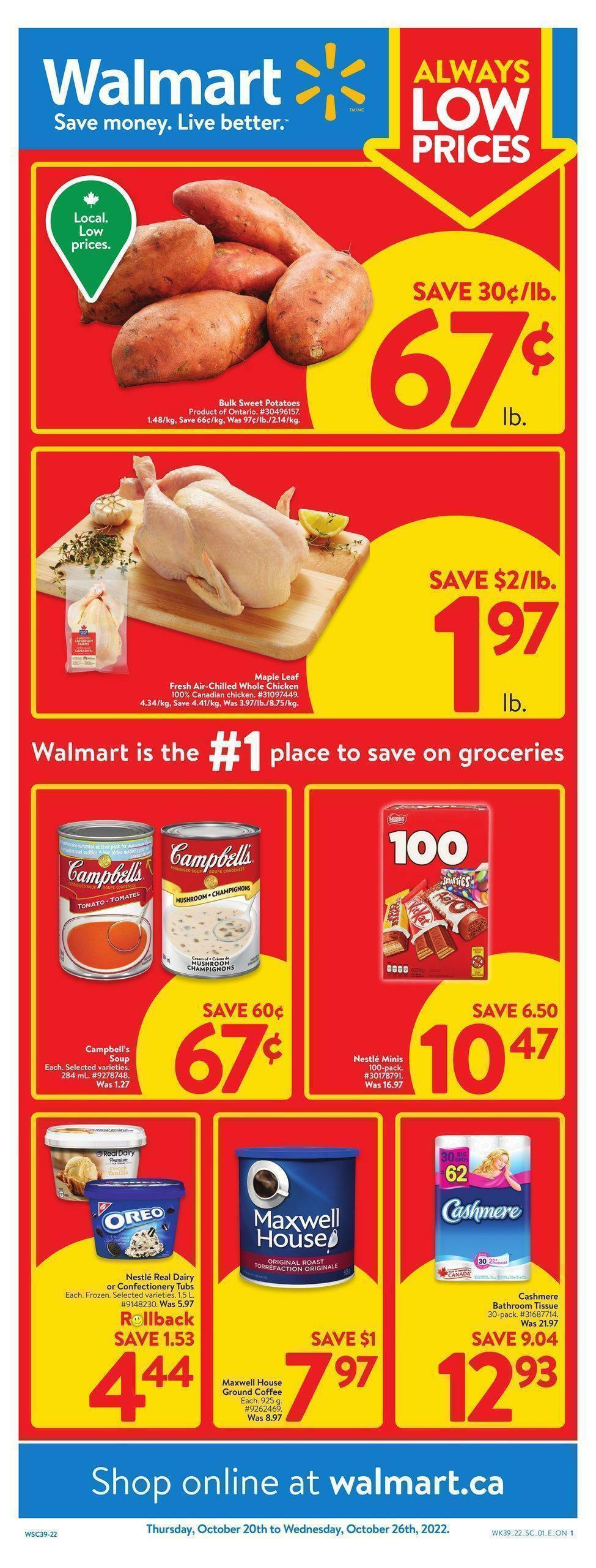 Walmart Flyer from October 20