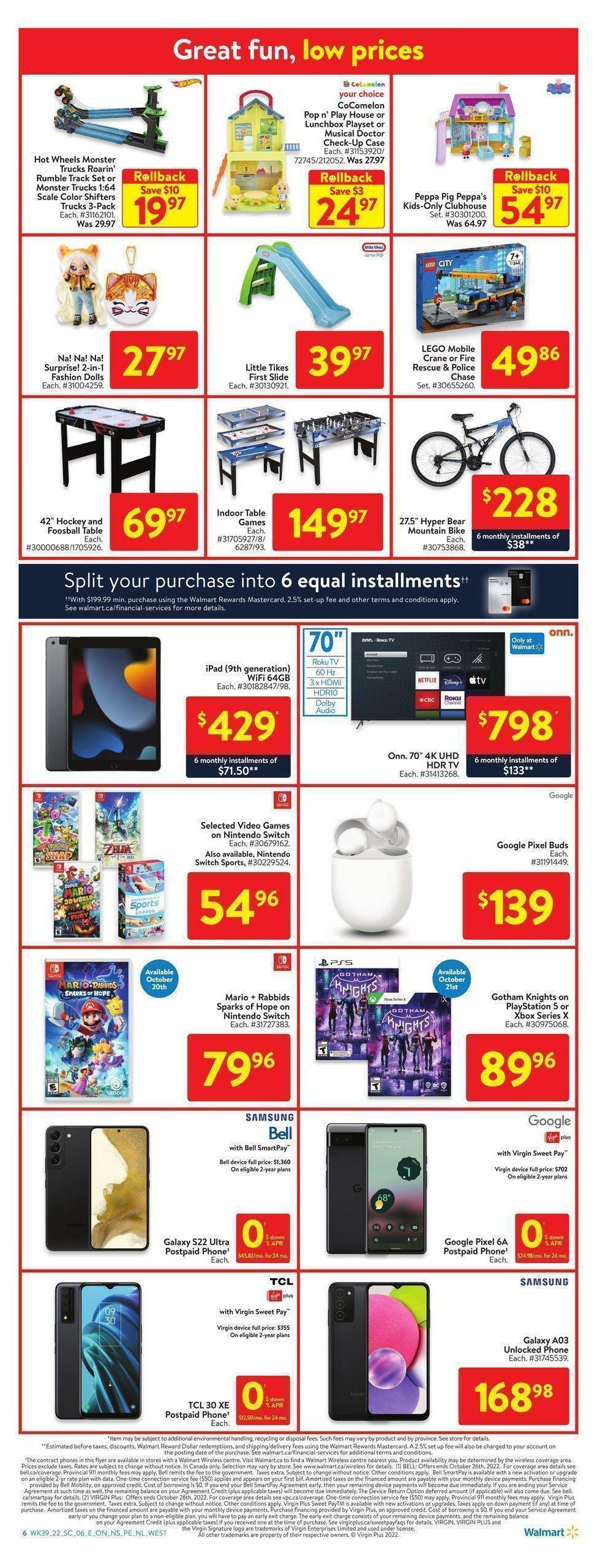 Walmart Flyer from October 20